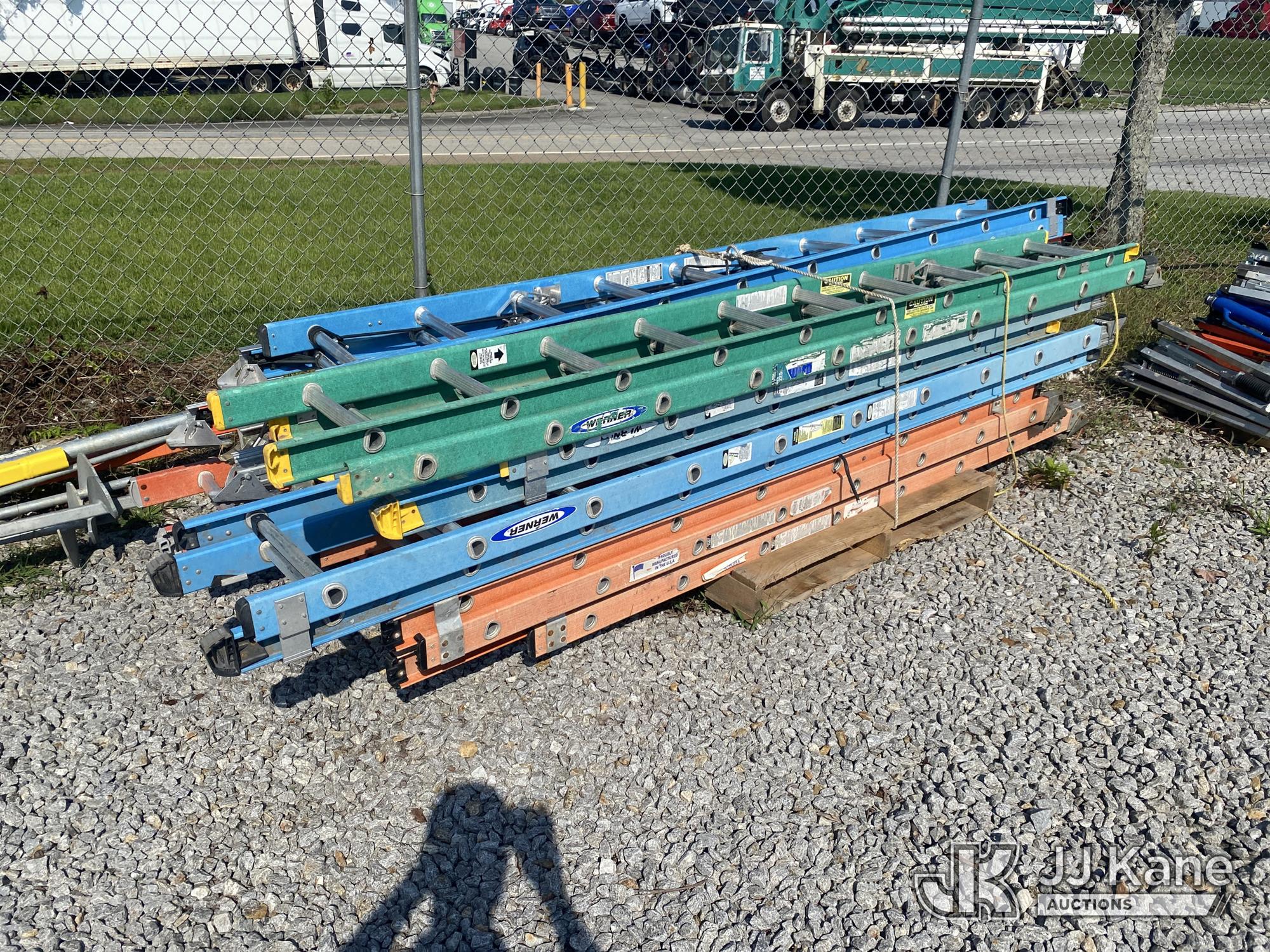 (1) Pallet of Extension Ladders NOTE: This unit is being sold AS IS/WHERE IS via Timed Auction and is located in Villa Rica