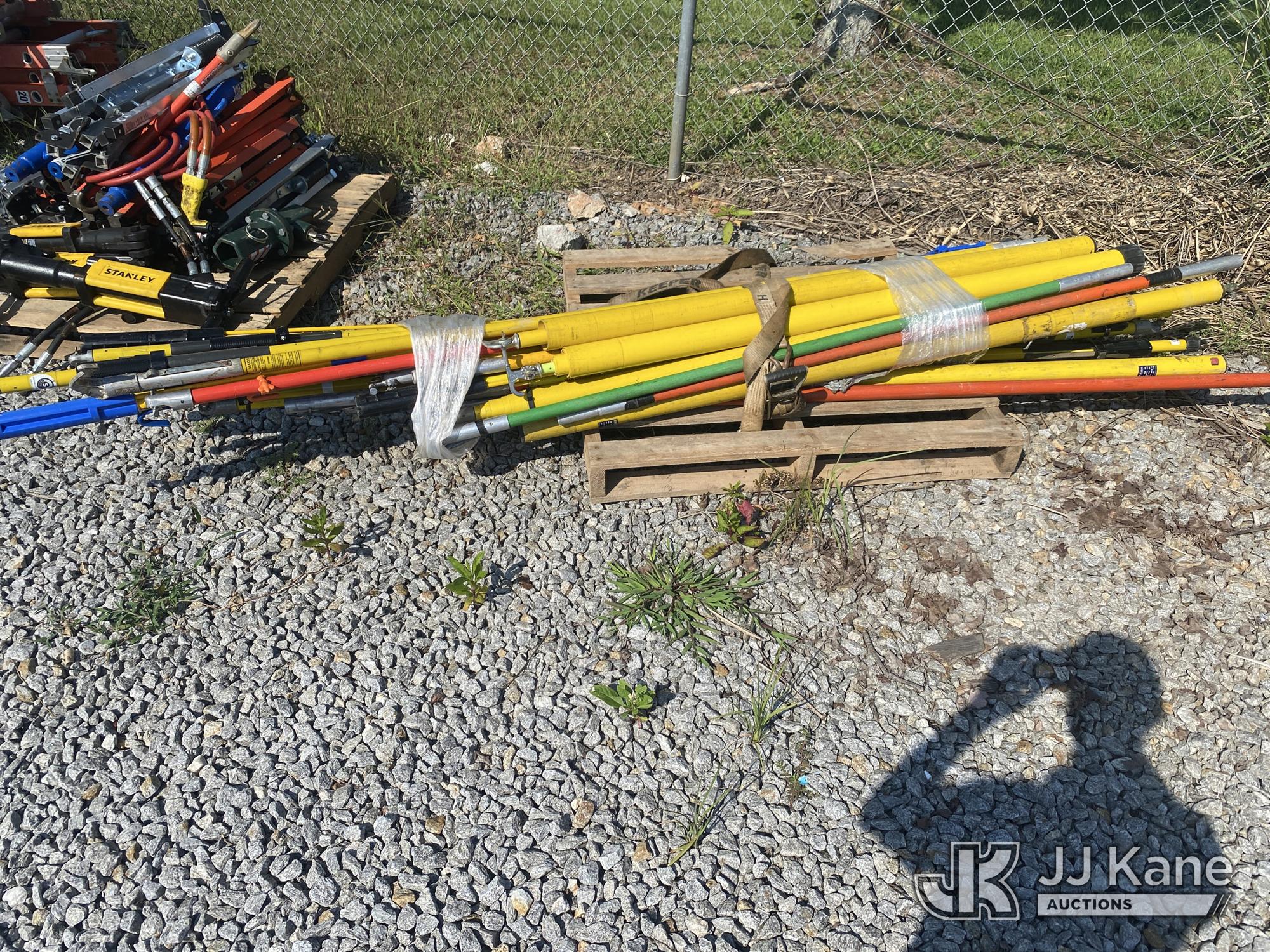 (1) Pallet of Lineman Hot Sticks/ Insulated Fiberglass Tools NOTE: This unit is being sold AS IS/WHERE IS via Timed Auction and is located in Villa Rica