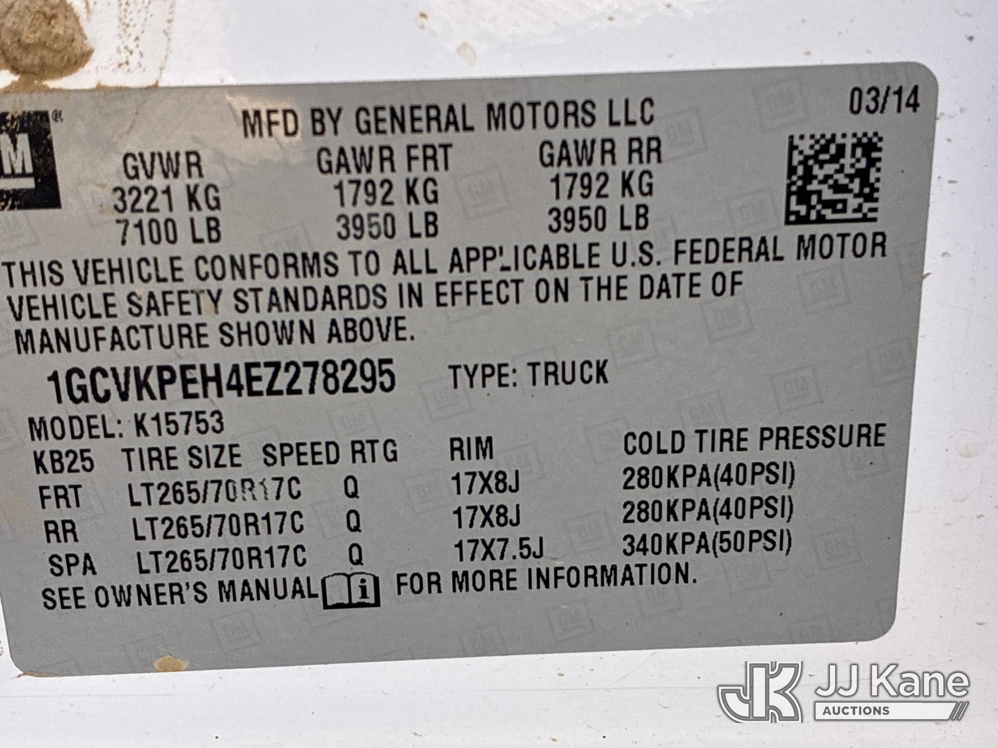 2014 Chevrolet SILVERADO 1500