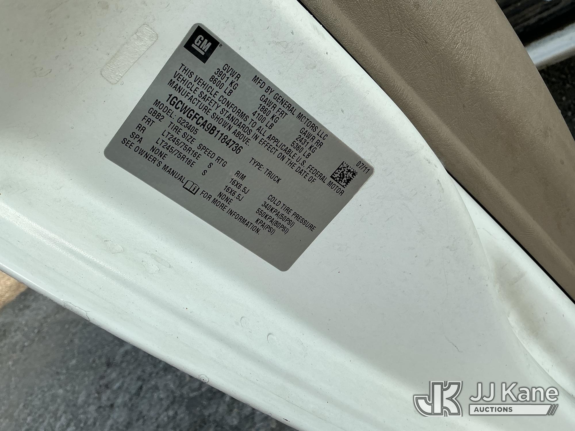2011 Chevrolet EXPRESS G2500