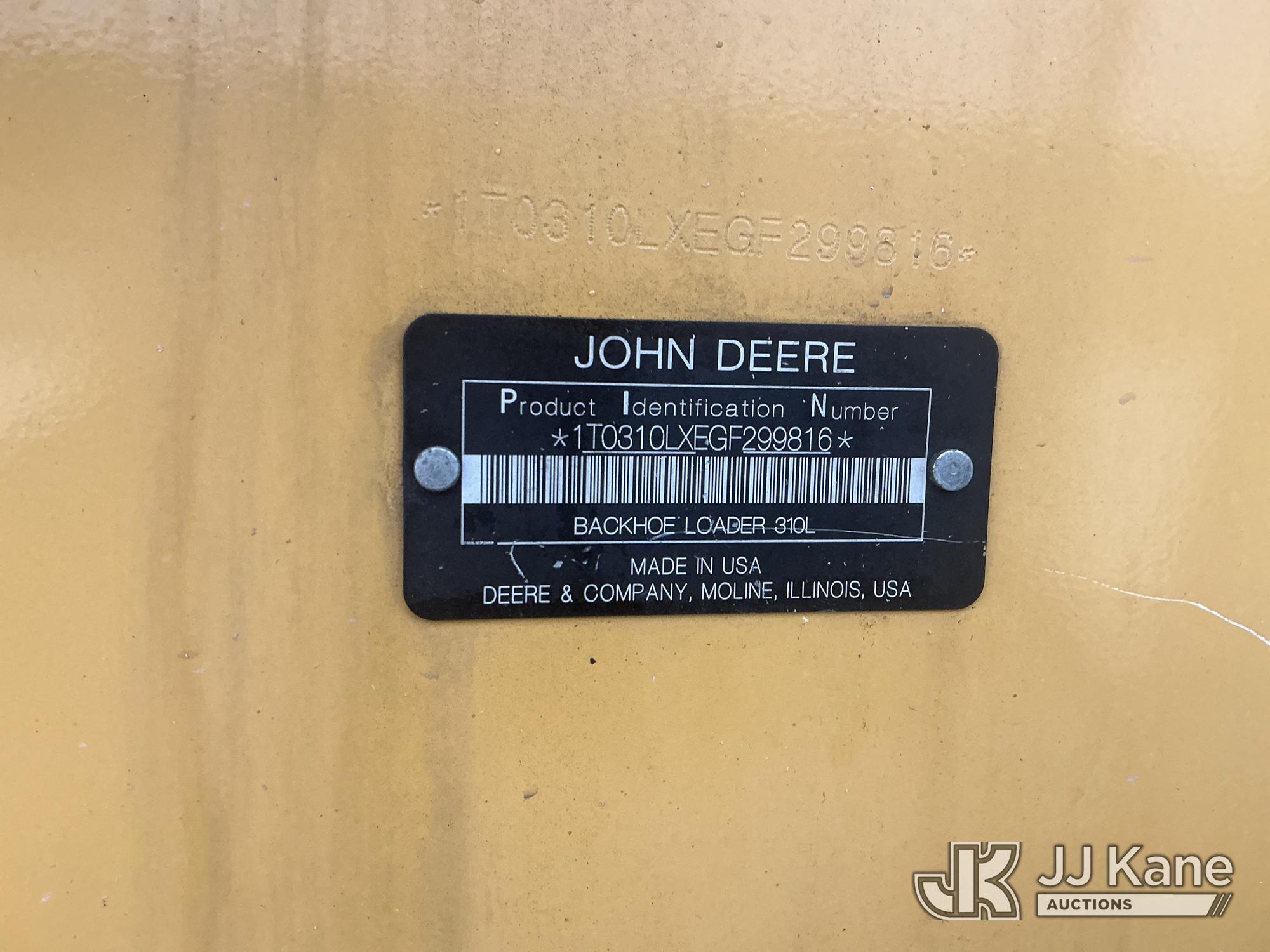 2016 John Deere 310L