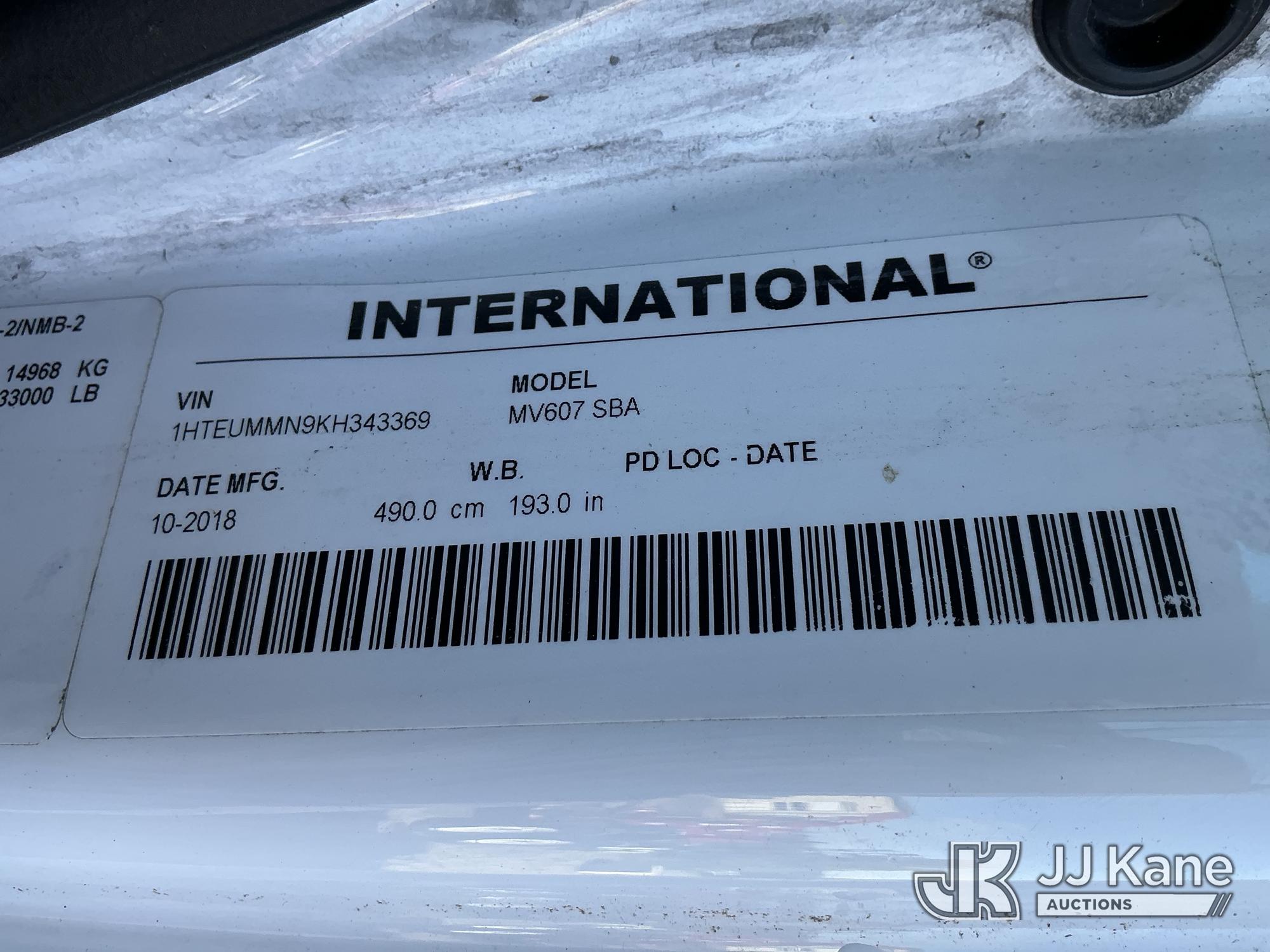 2019 International MV607