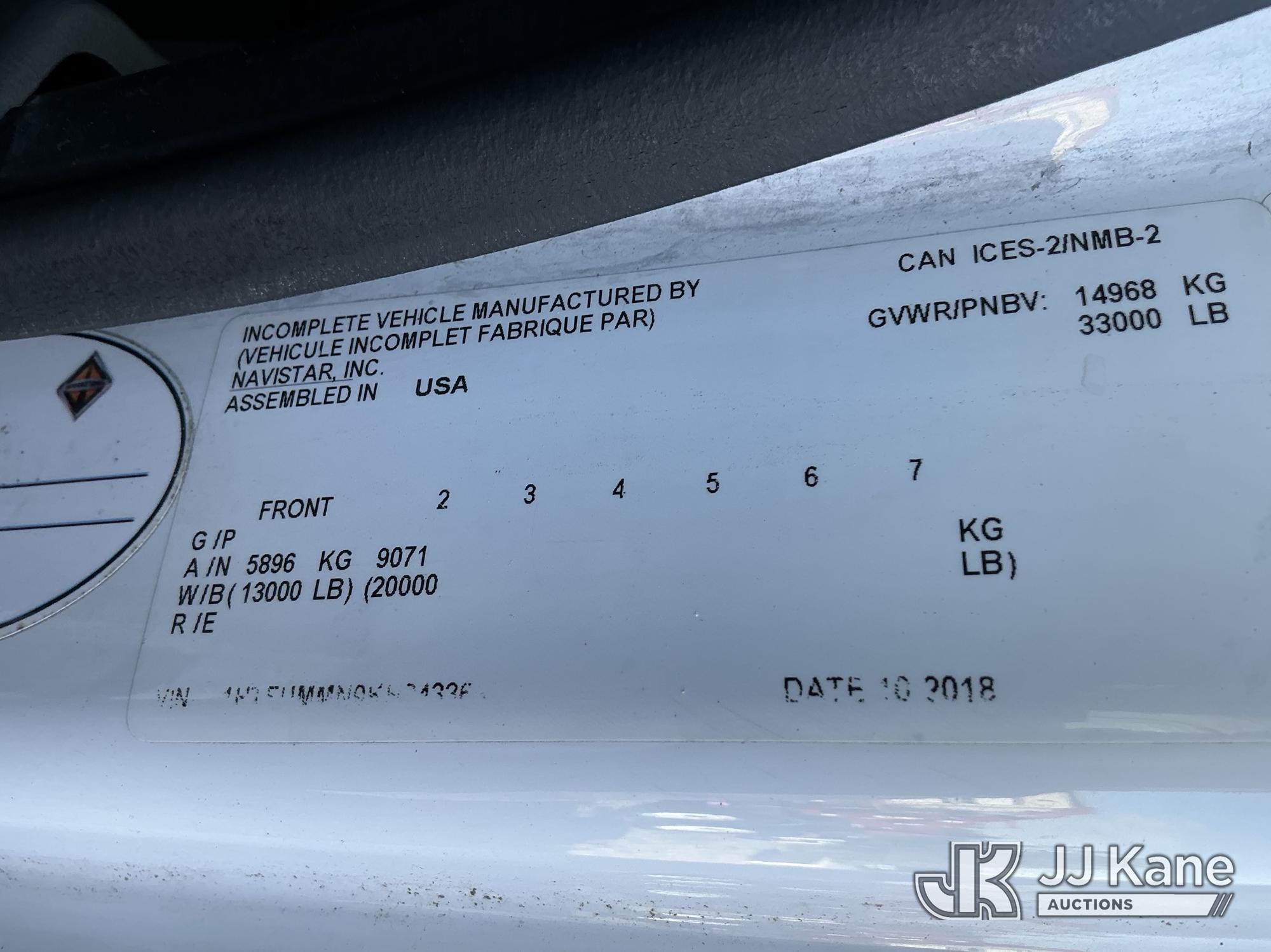 2019 International MV607