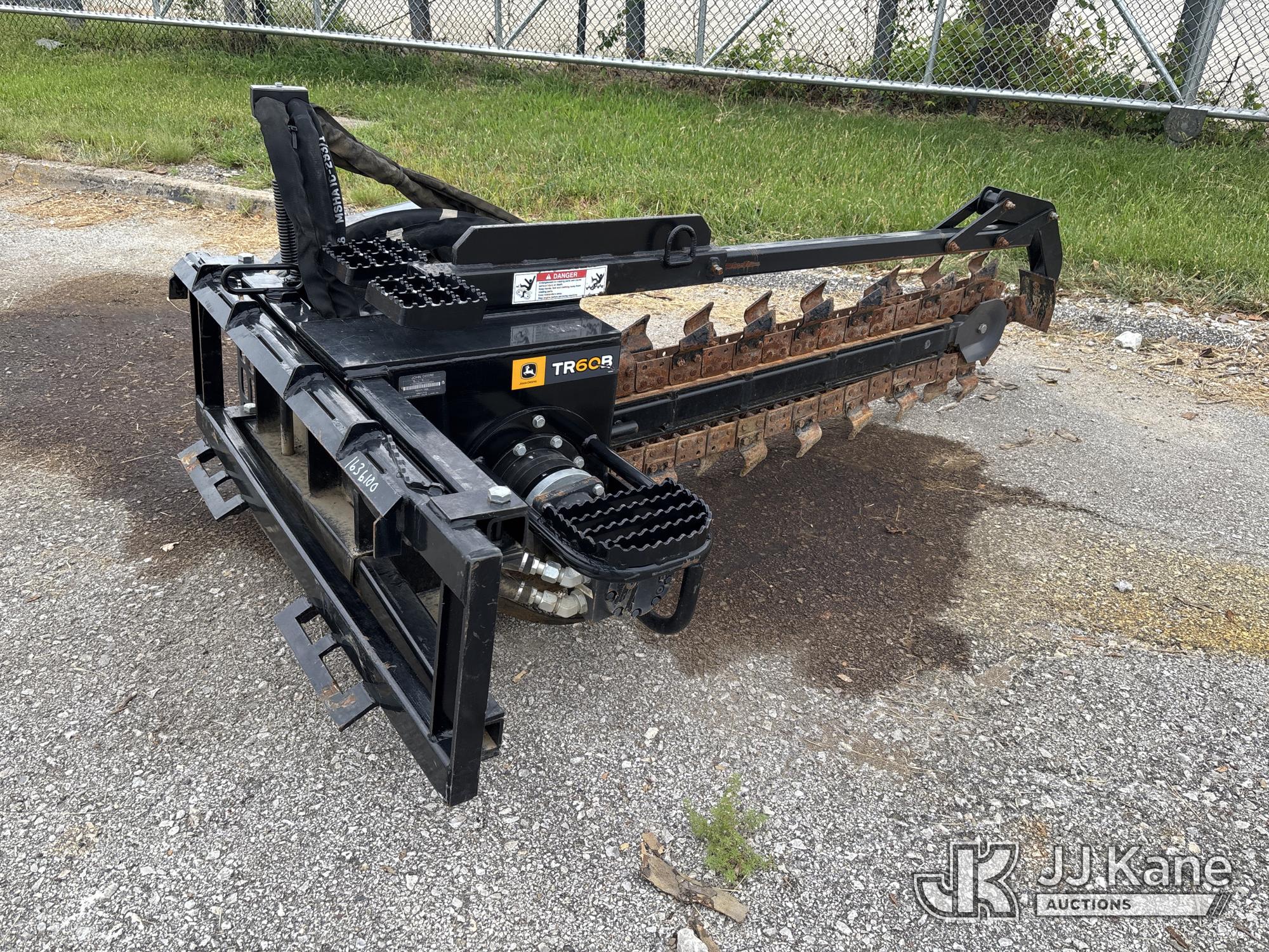 John Deere TR60B Skid Loader Trencher Attachment