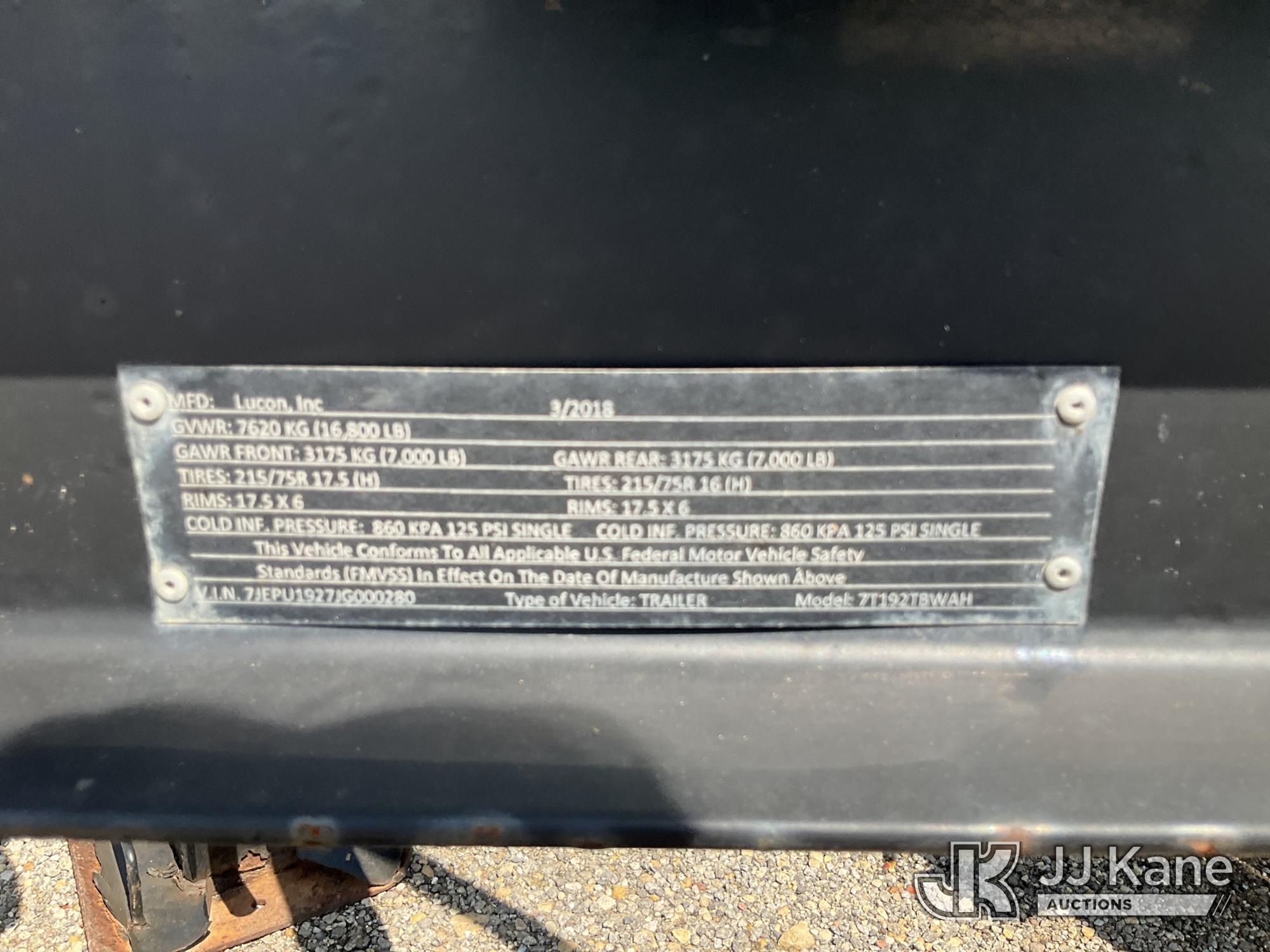 2018 Lucon 7T192TBWAH