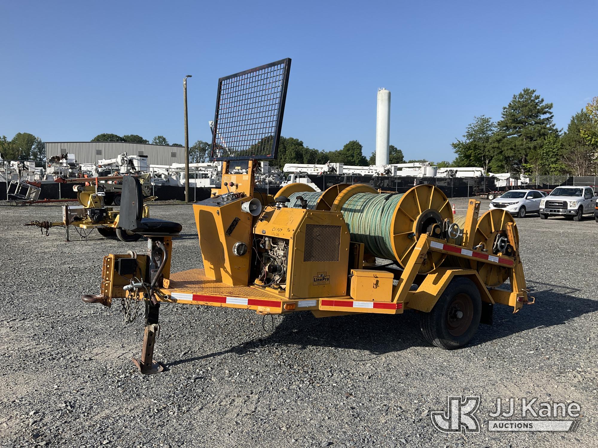 TSE DP-20-4H 4 Drum Puller/Tensioner, trailer mtd.