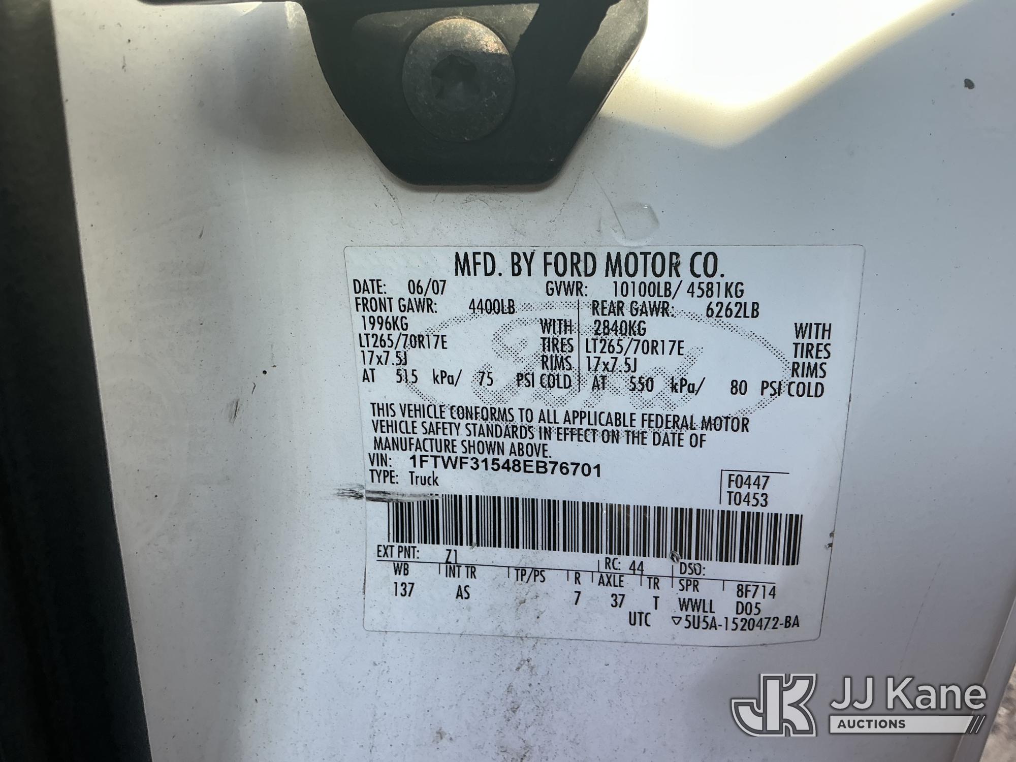 2008 Ford F350 4X4