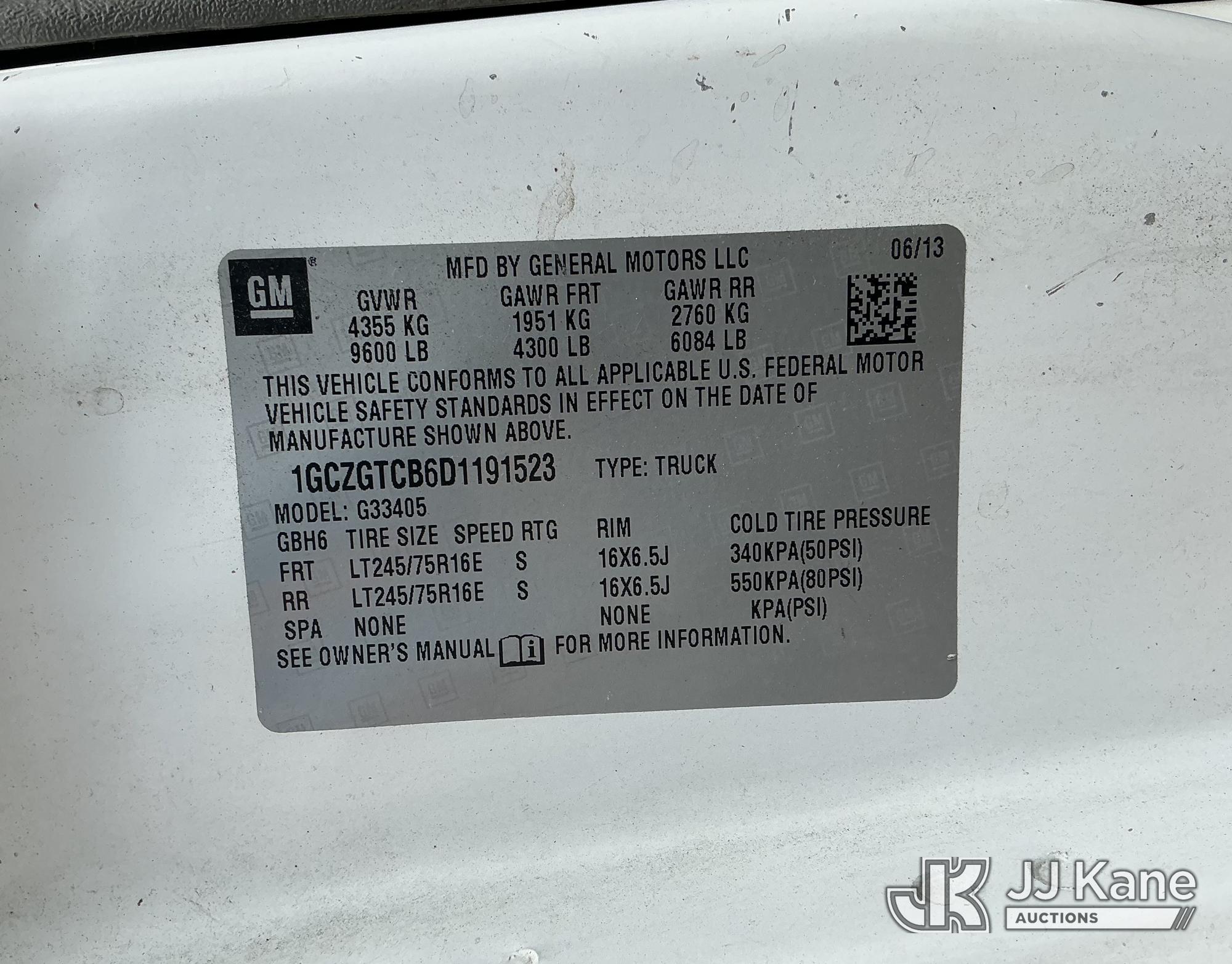 2013 Chevrolet EXPRESS 3500