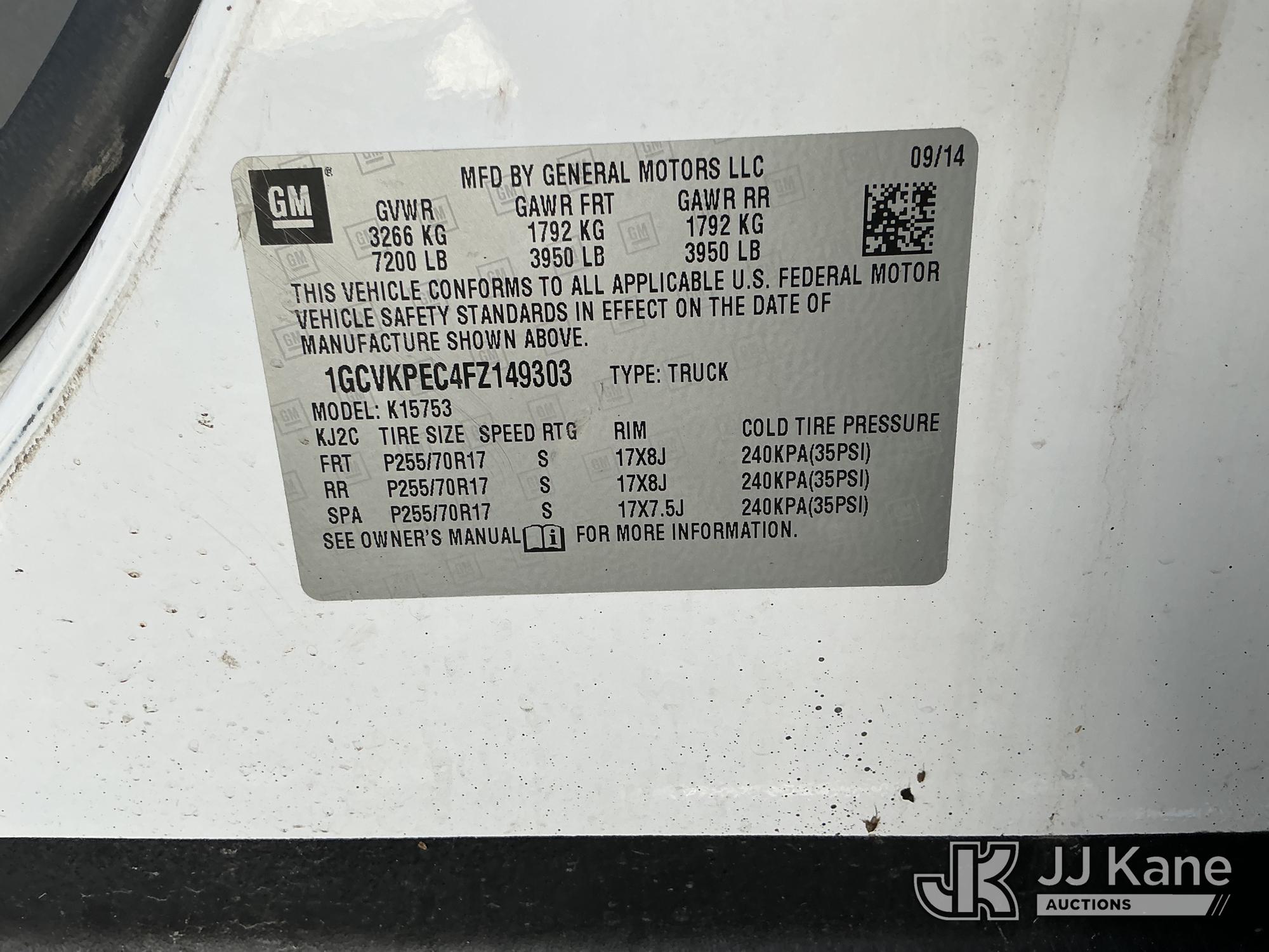2015 Chevrolet Silverado 1500 4x4