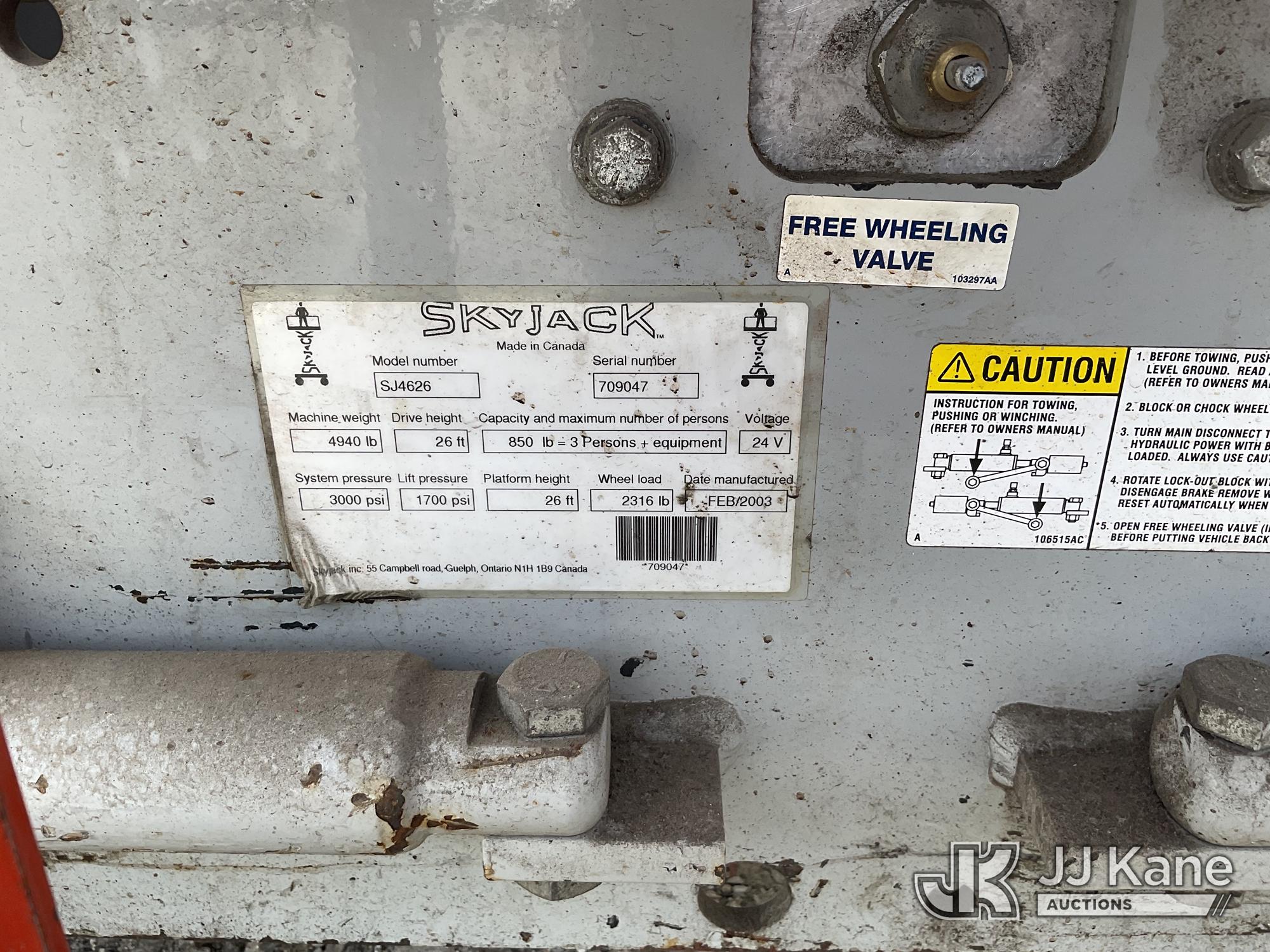 2003 Skyjack SJ4626