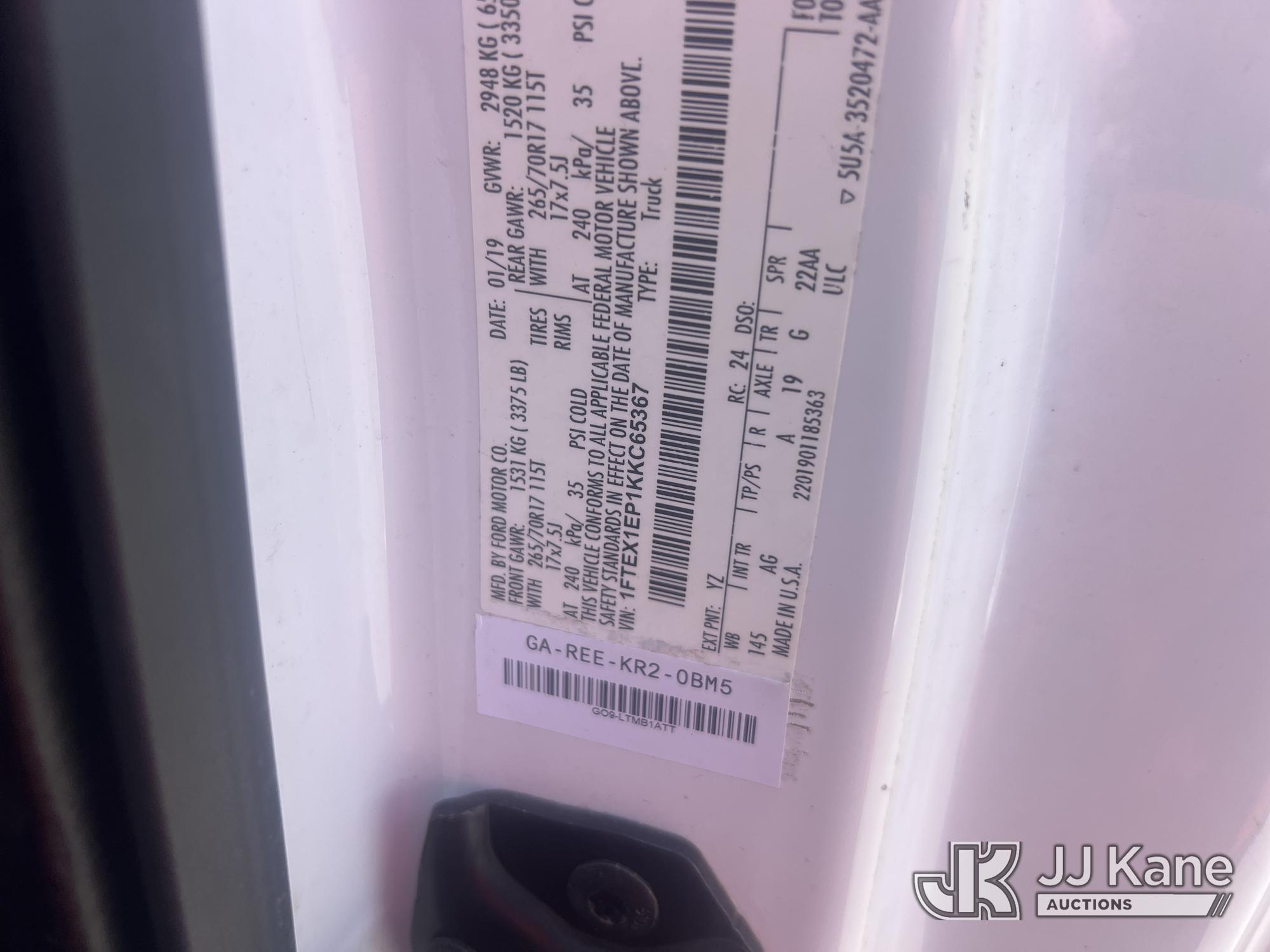 2019 Ford F150 4X4
