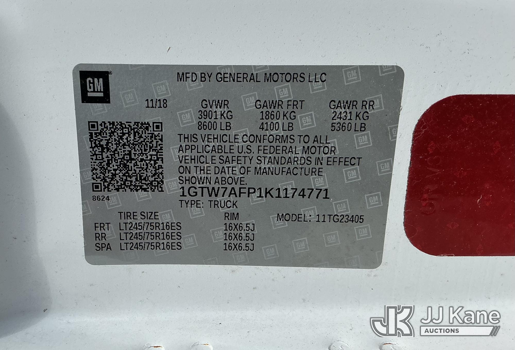 2019 GMC SAVANA