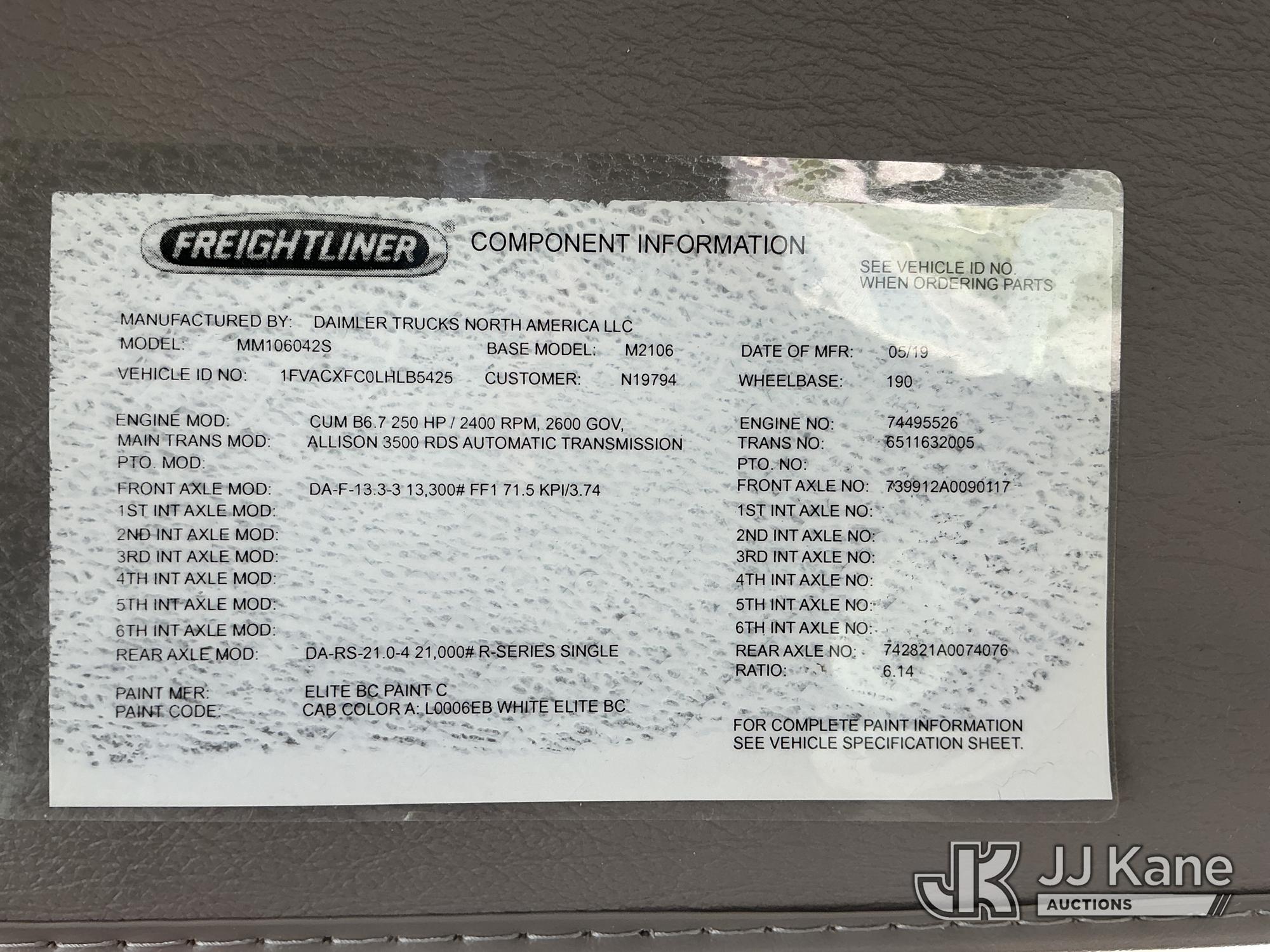 2020 Freightliner M2