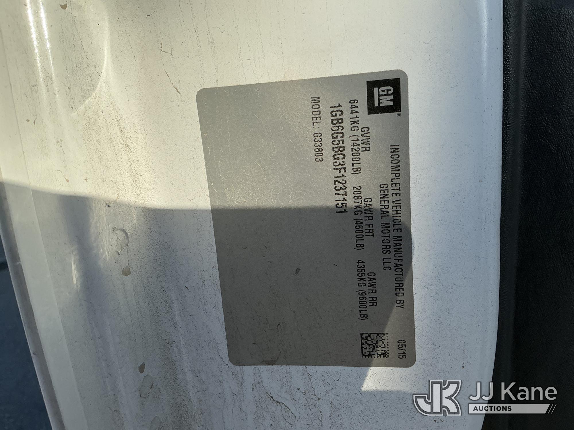 2015 Chevrolet EXPRESS G4500