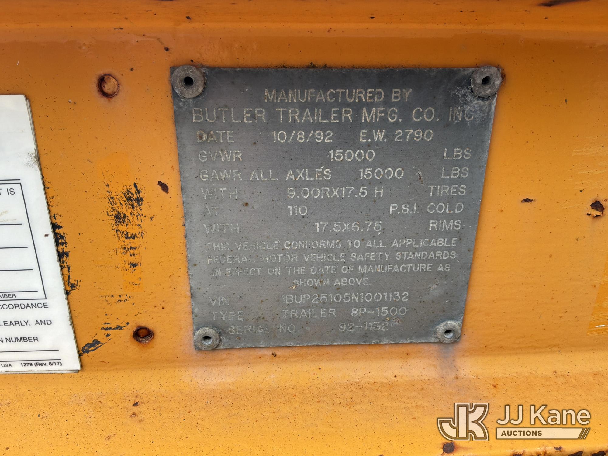 1992 Butler 8P-1500