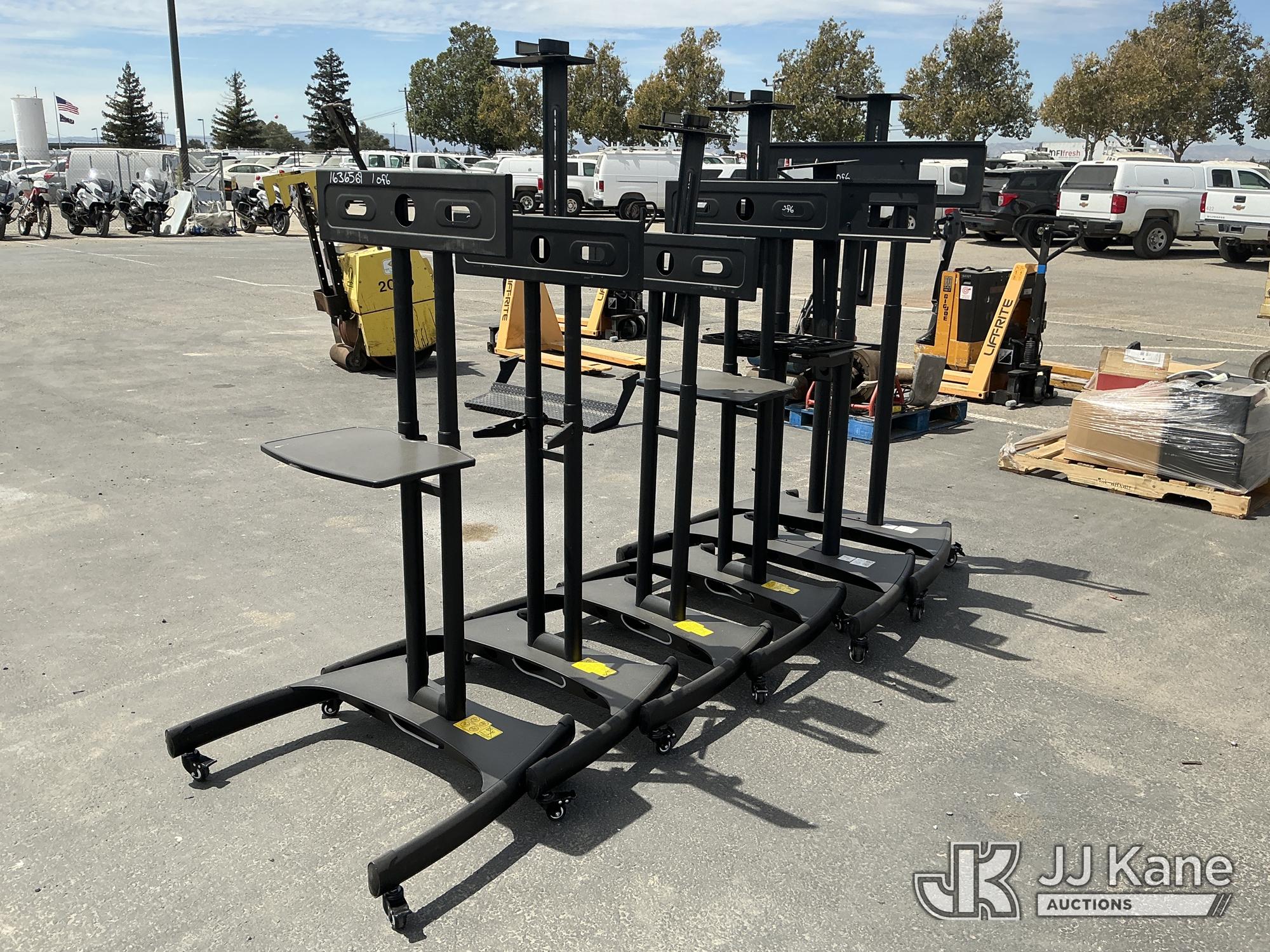(6) TV Stands (Used) NOTE: This unit is being sold AS IS/WHERE IS via Timed Auction and is located in Dixon