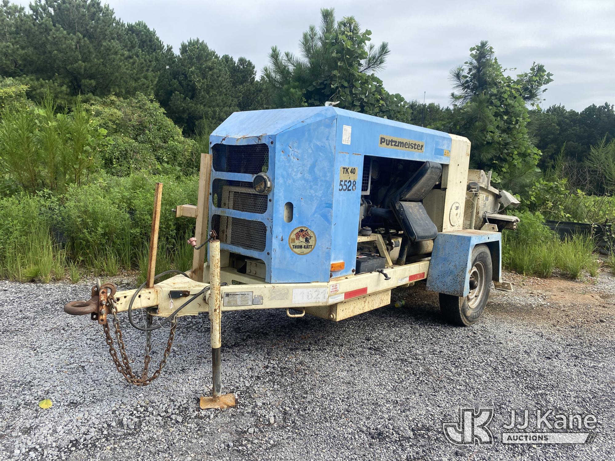 2006 Putzmeister TK40 Concrete and Shotcrete Pump