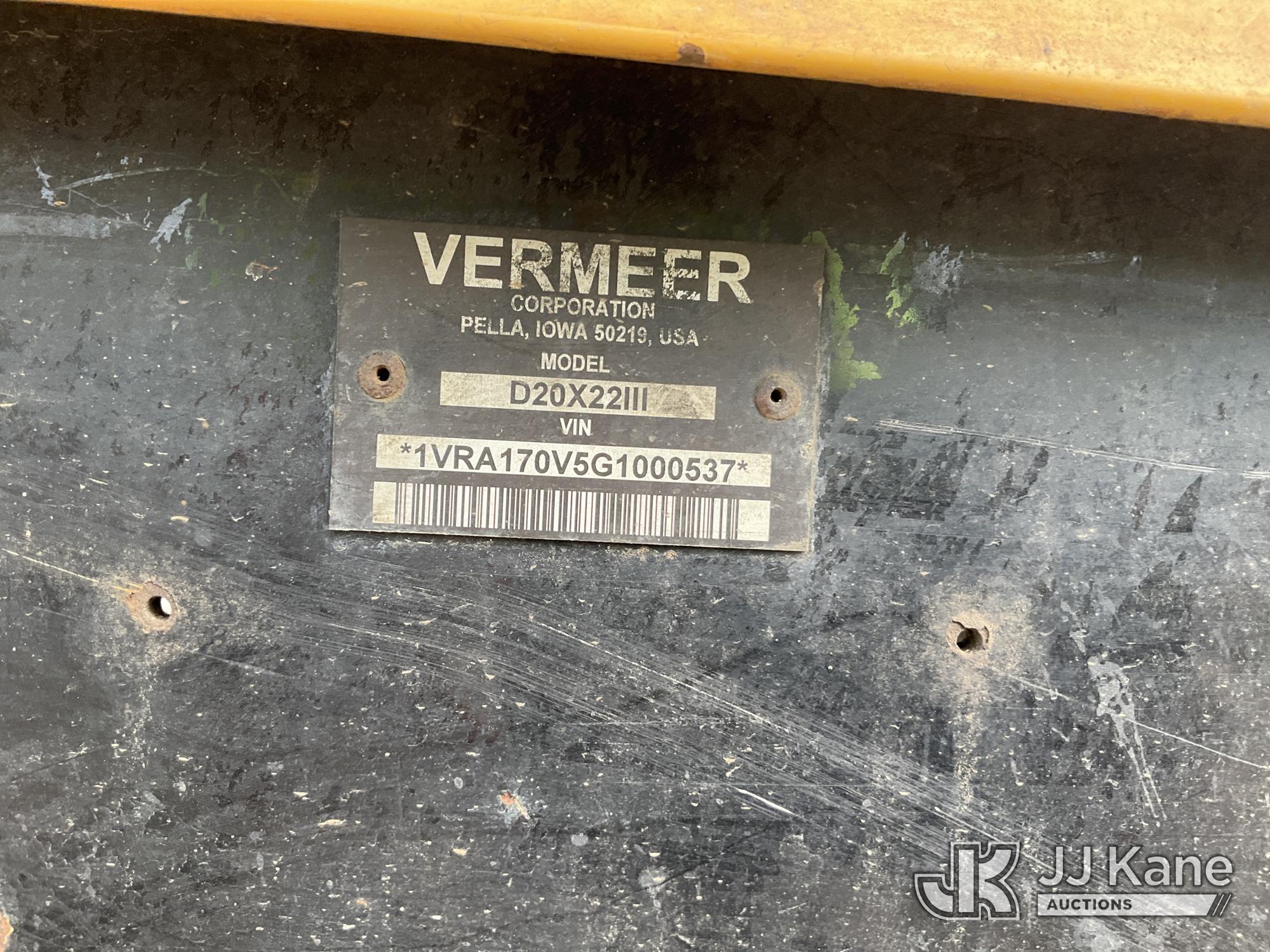 Vermeer D20X22 SERIES III