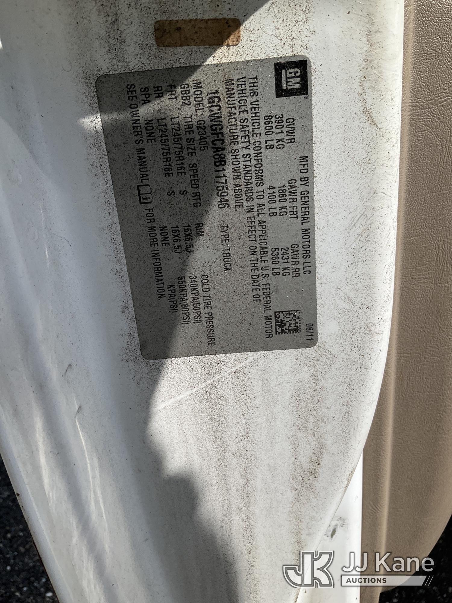 2011 Chevrolet EXPRESS G2500