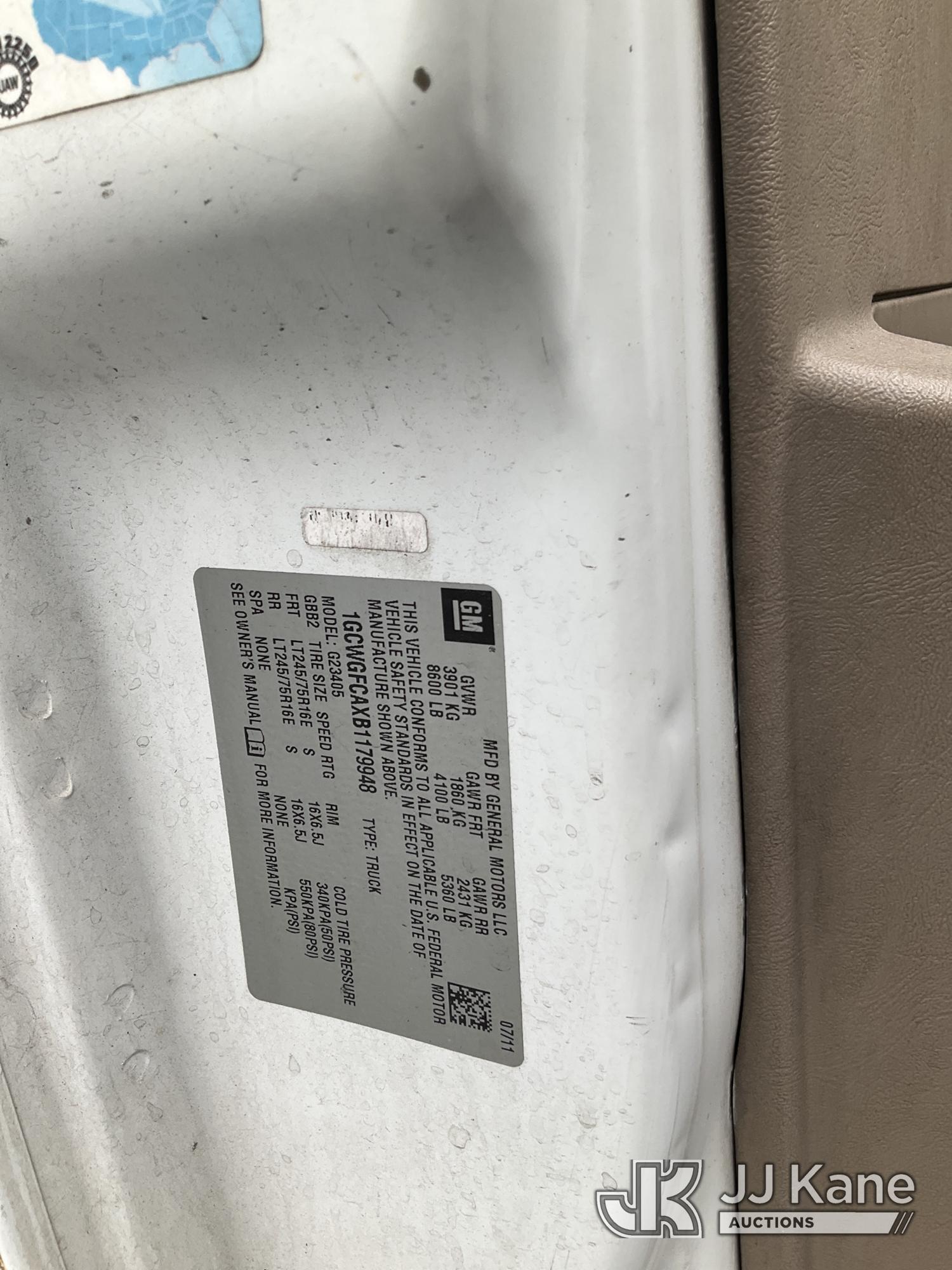 2011 Chevrolet EXPRESS G2500