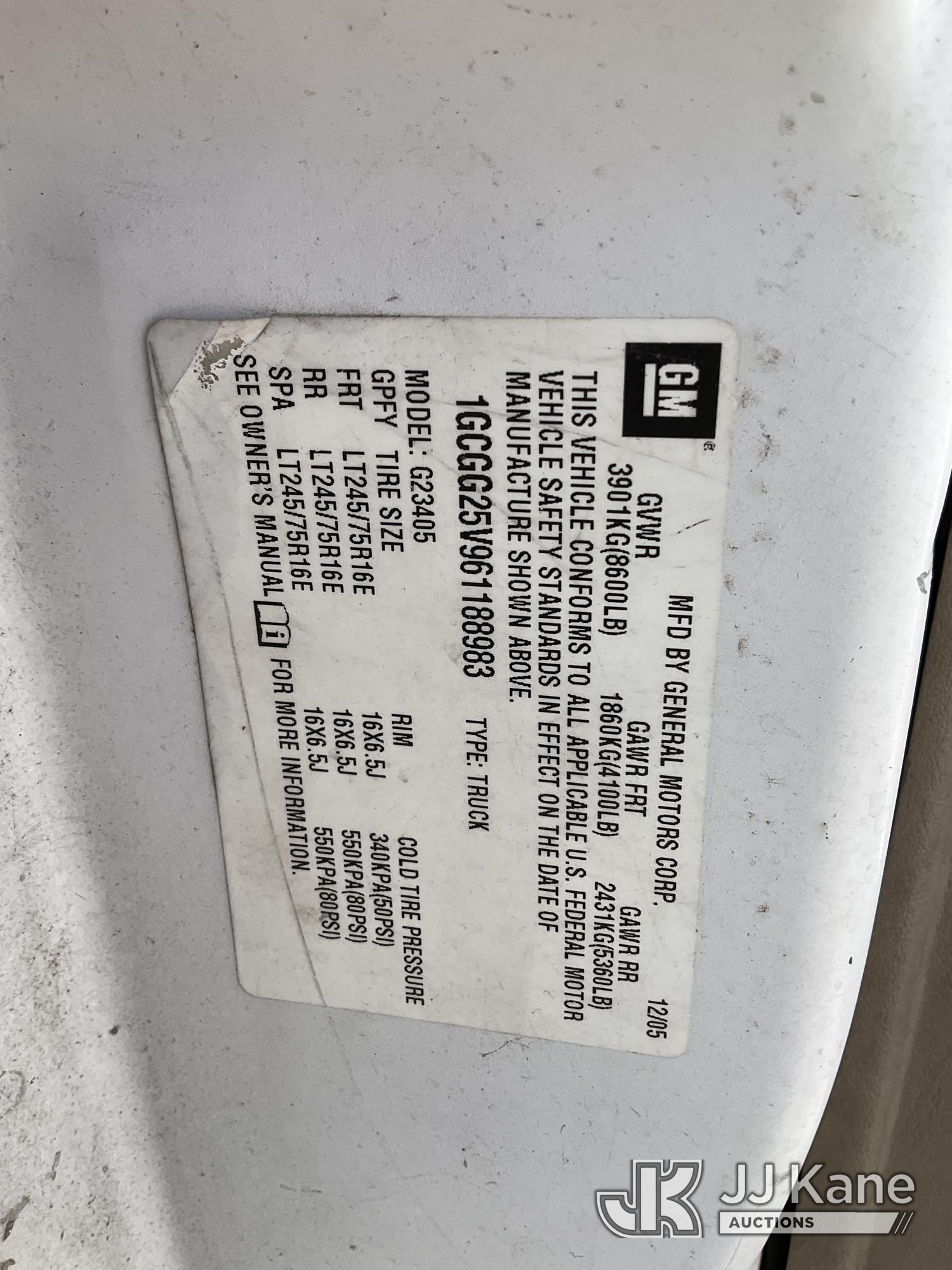 2006 Chevrolet EXPRESS