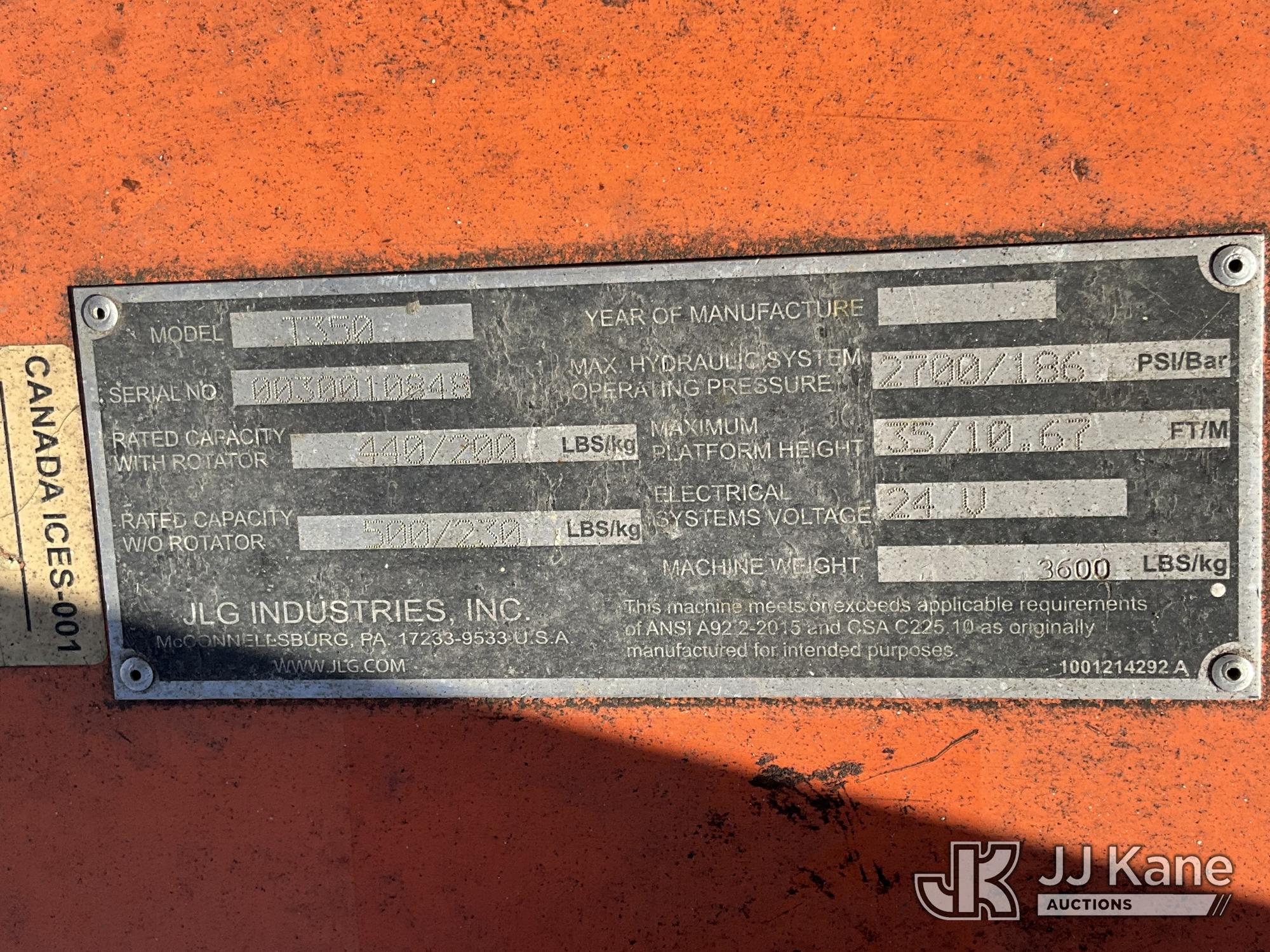 2019 JLG T350
