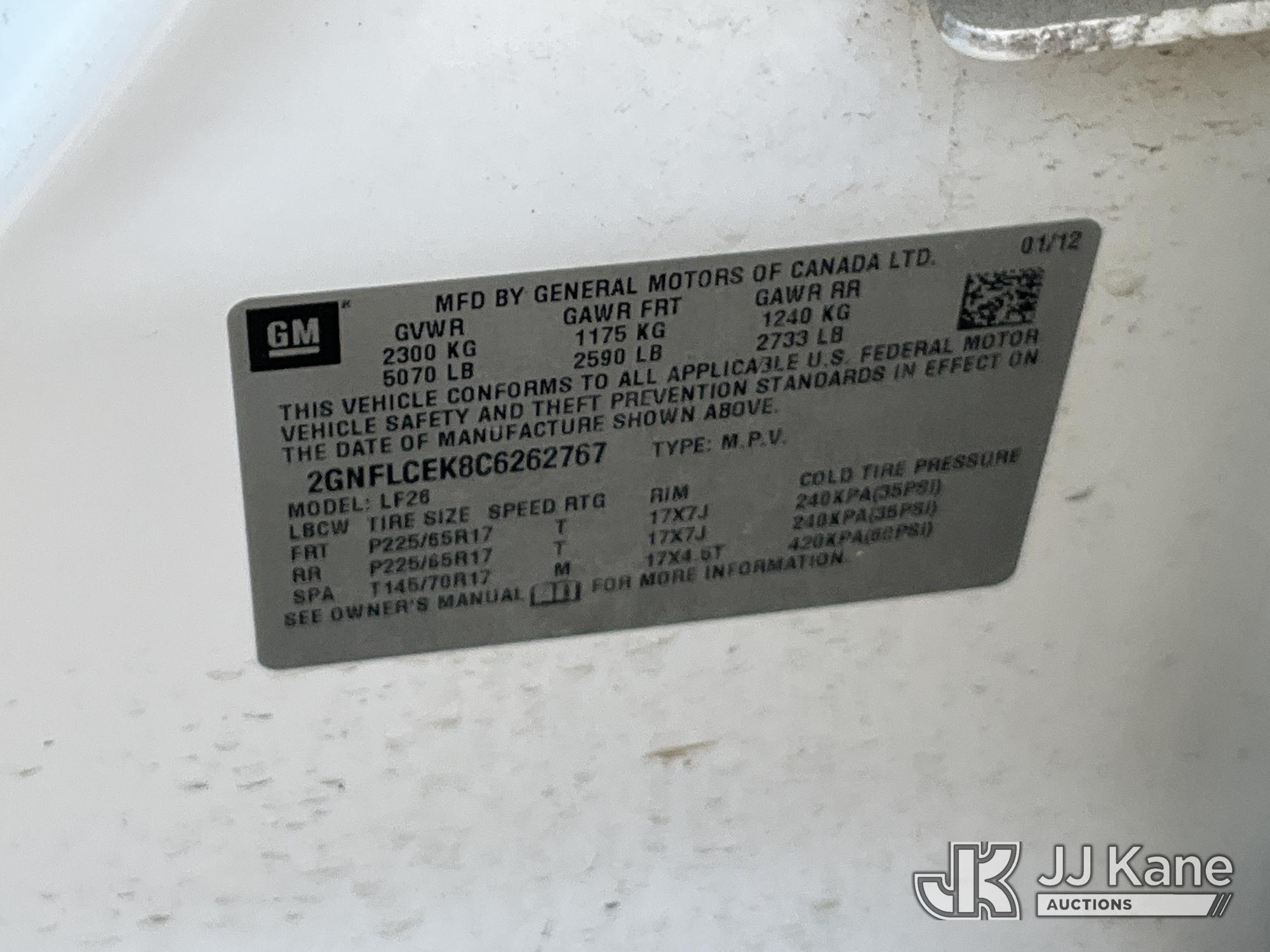 2012 Chevrolet EQUINOX AWD