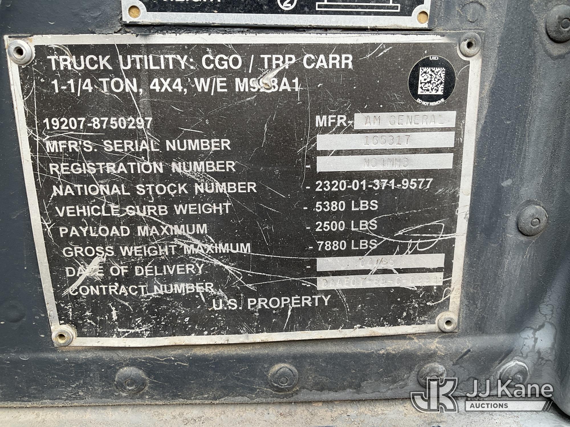 1995 Am General Hummer 4x4