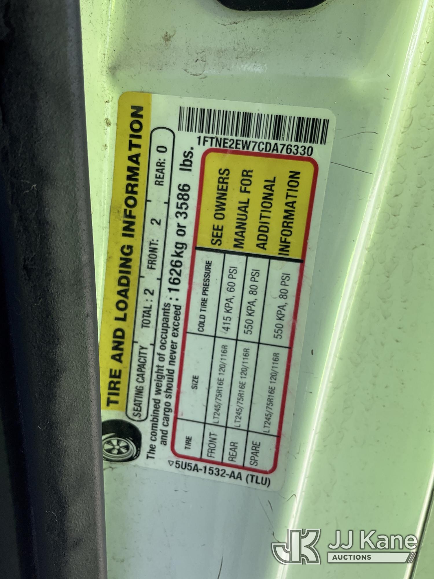 2012 Ford E250