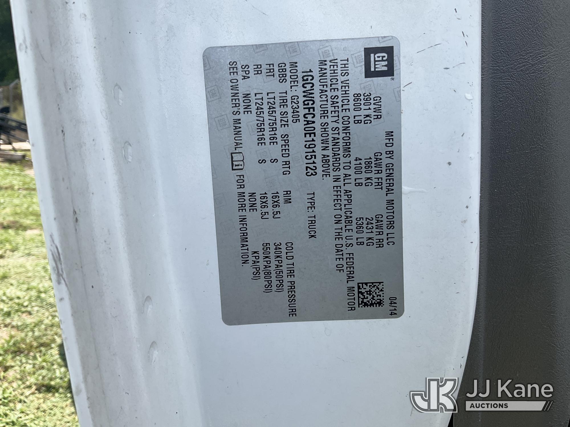 2014 Chevrolet EXPRESS G2500