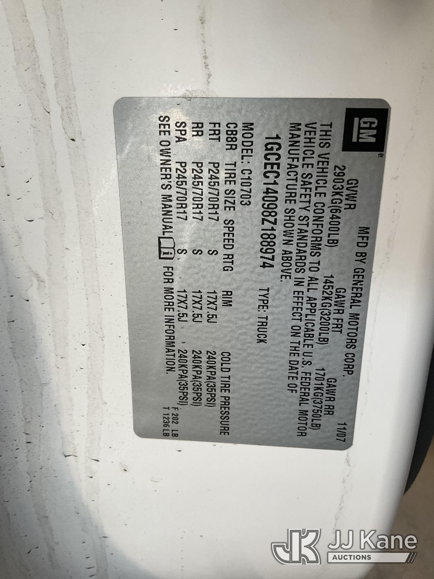 2008 Chevrolet SILVERADO 1500