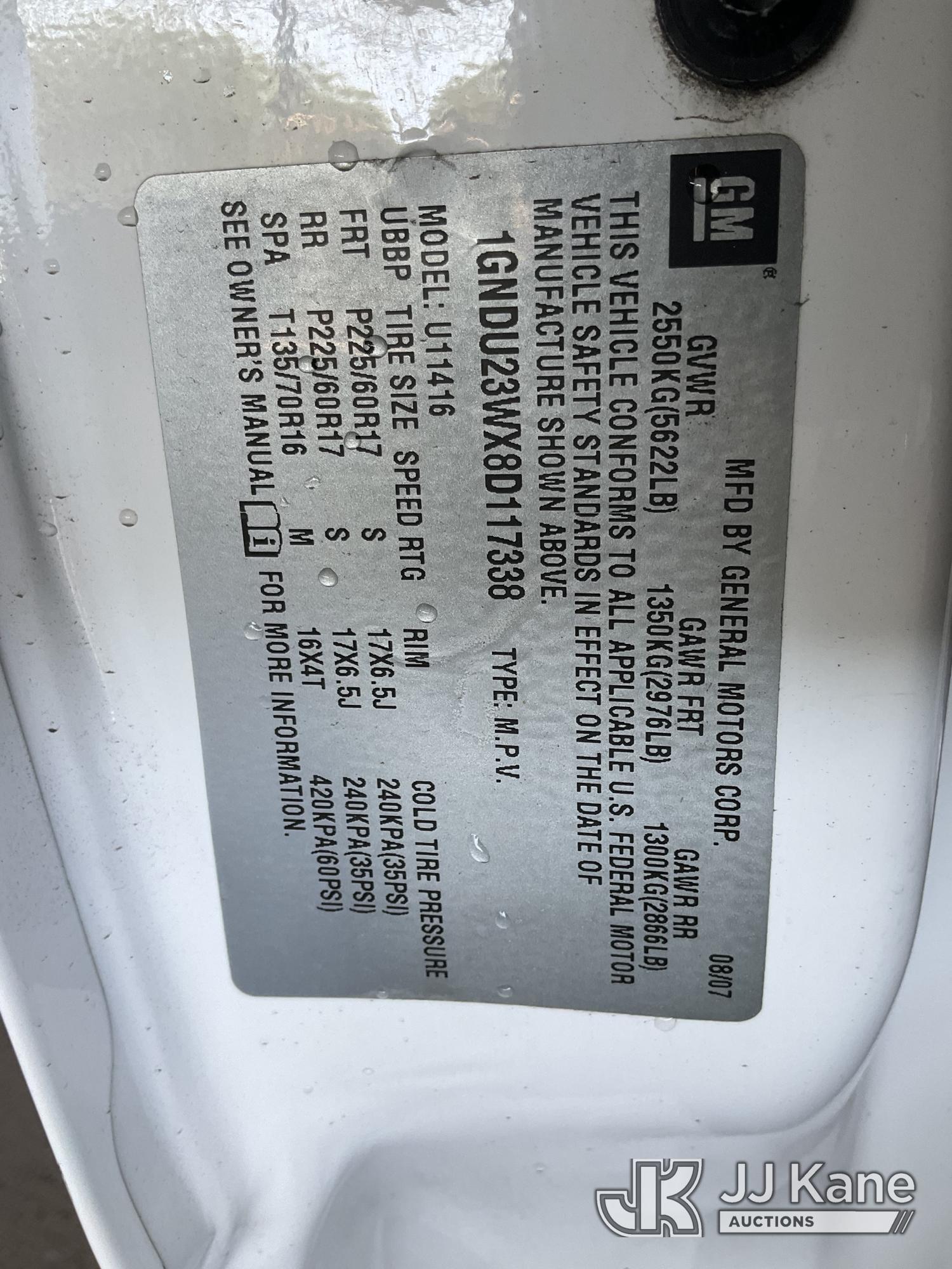 2008 Chevrolet UPLANDER