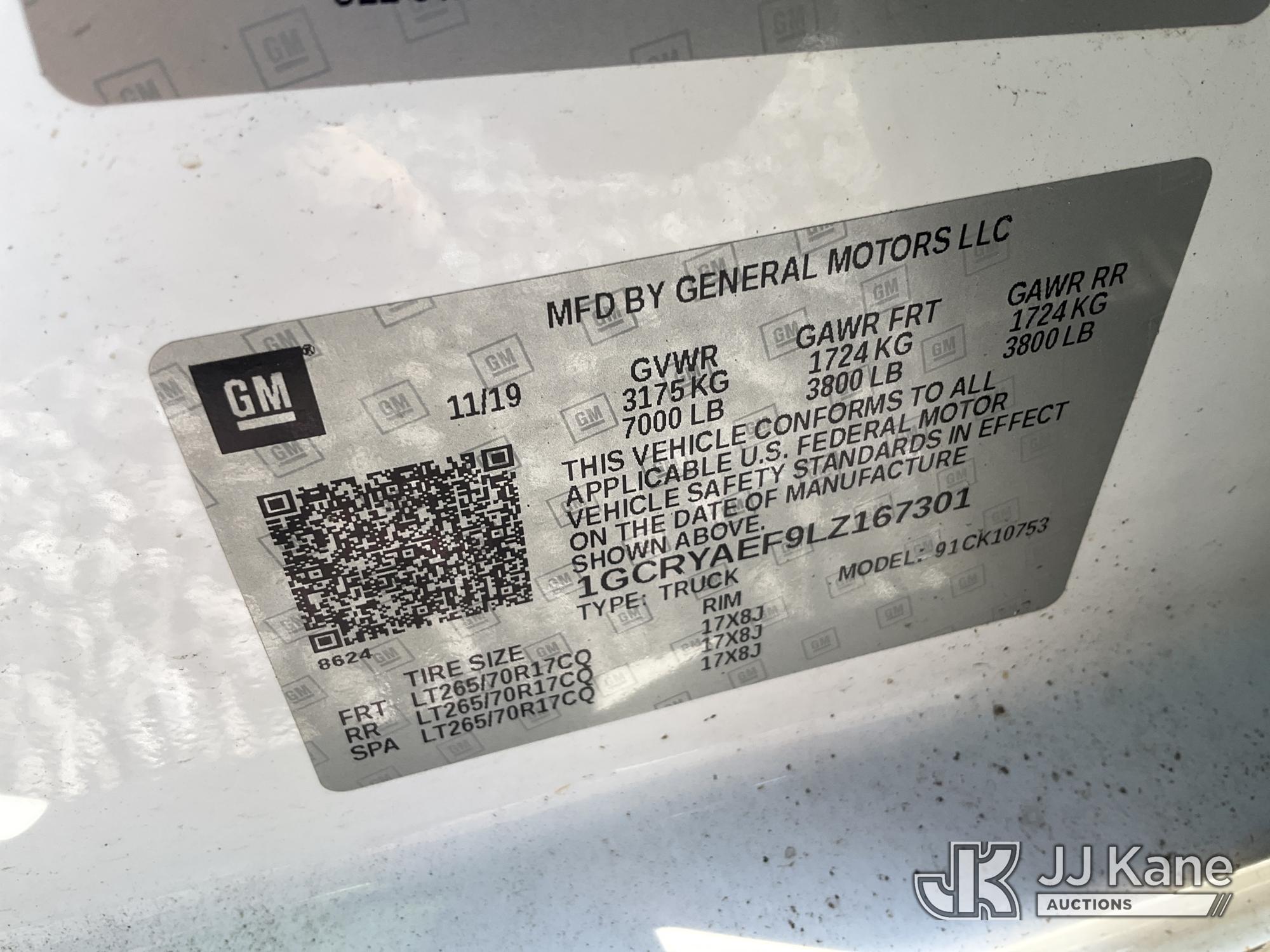 2020 Chevrolet SILVERADO 1500 4X4