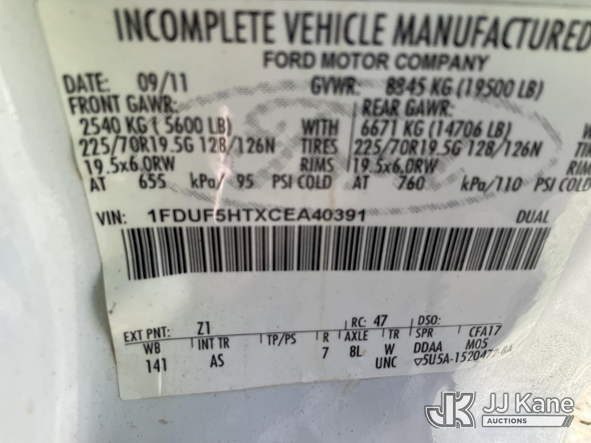 2012 Ford F550