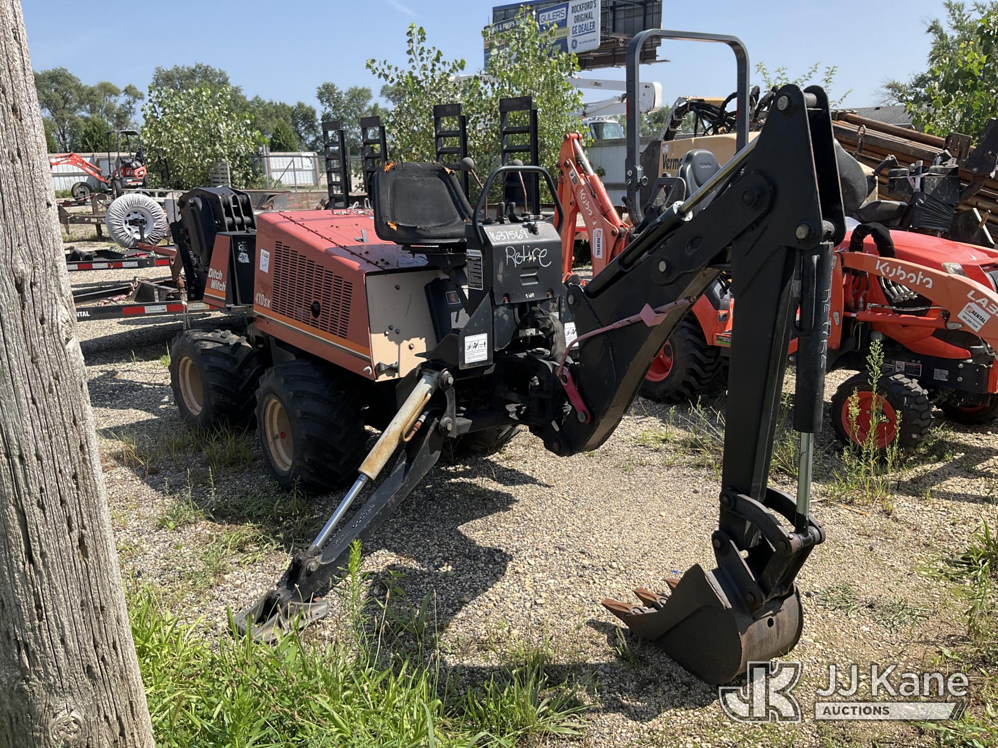 2007 Ditch Witch 410SX Walk Beside Articulating Cable Plow