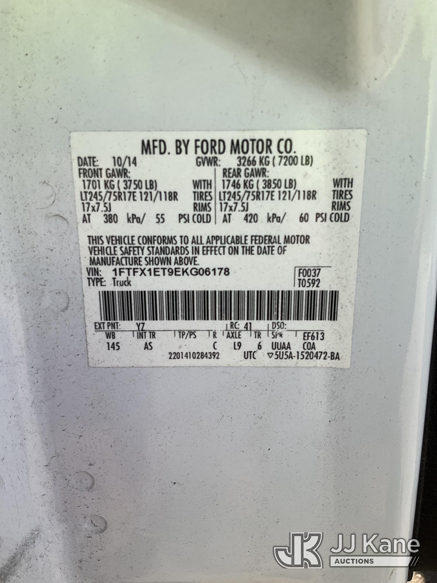 2014 Ford F150 4X4