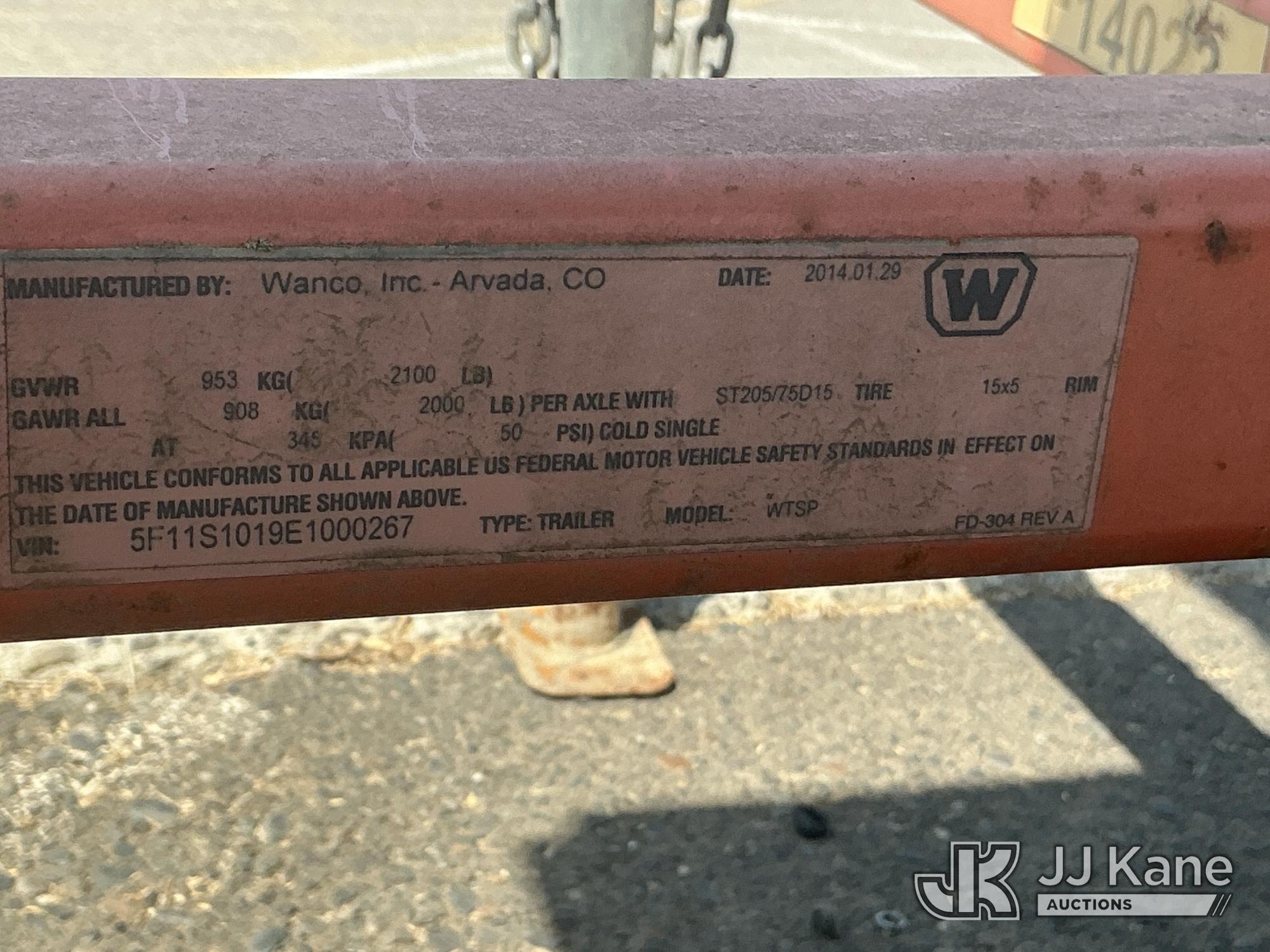 2014 Wanco  ARROWBOARD