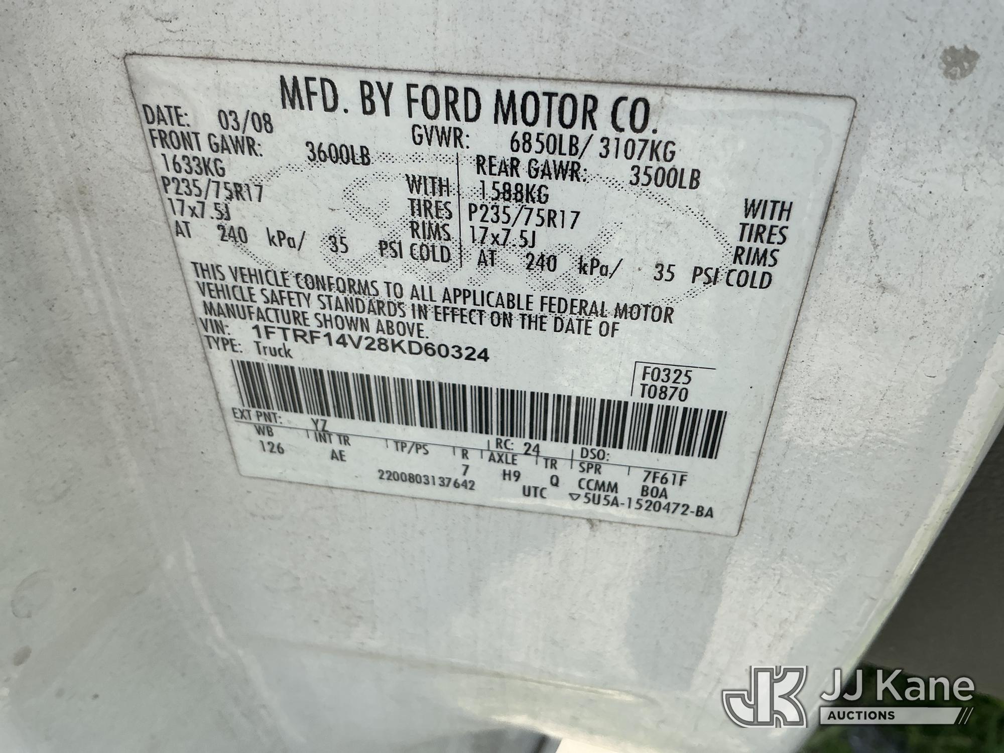 2008 Ford F150 4X4