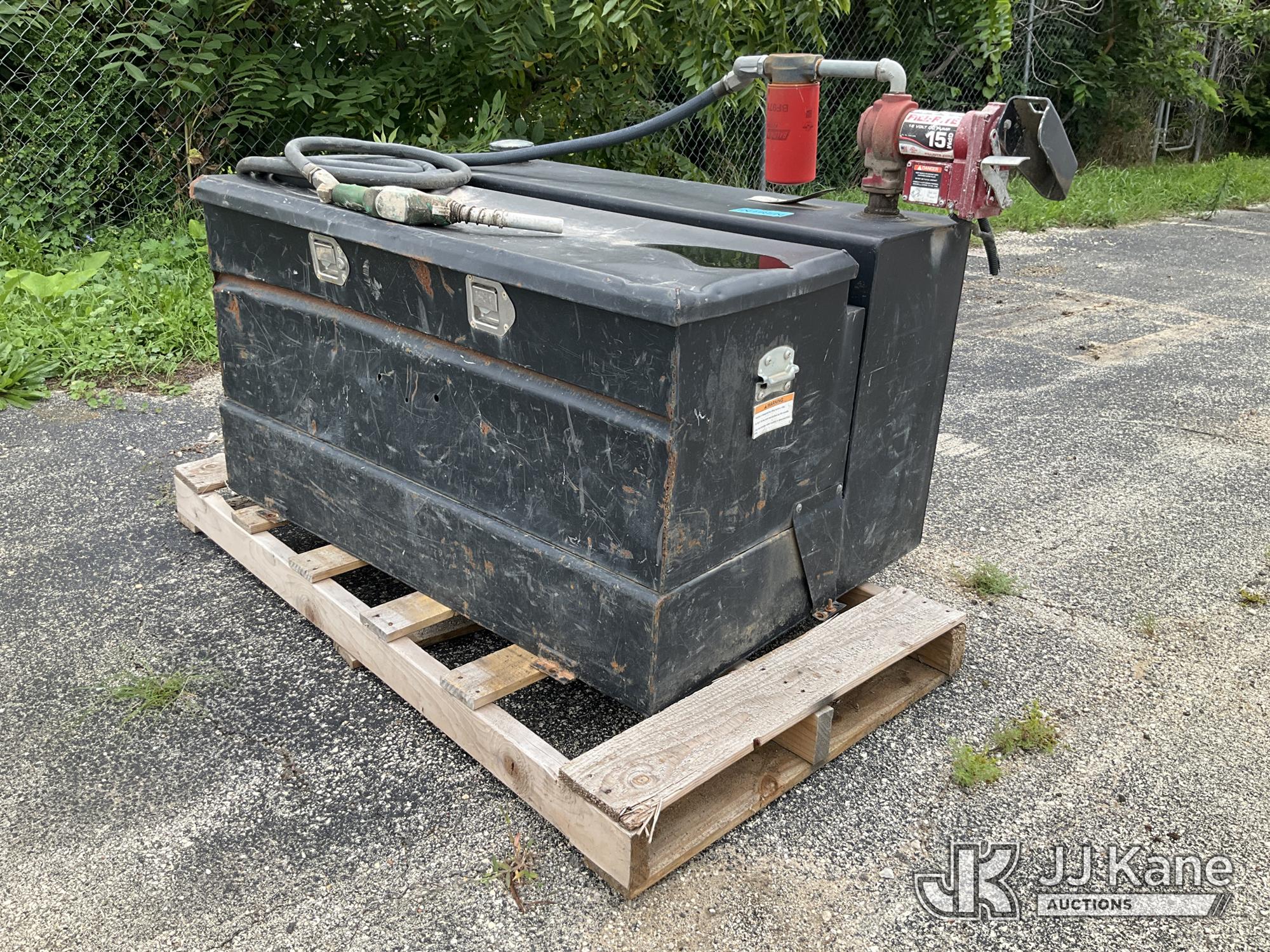 Toolbox/Transfer Tank w/ pump (Operating Condition Unknown) NOTE: This unit is being sold AS IS/WHERE IS via Timed Auction and is located in South Beloit