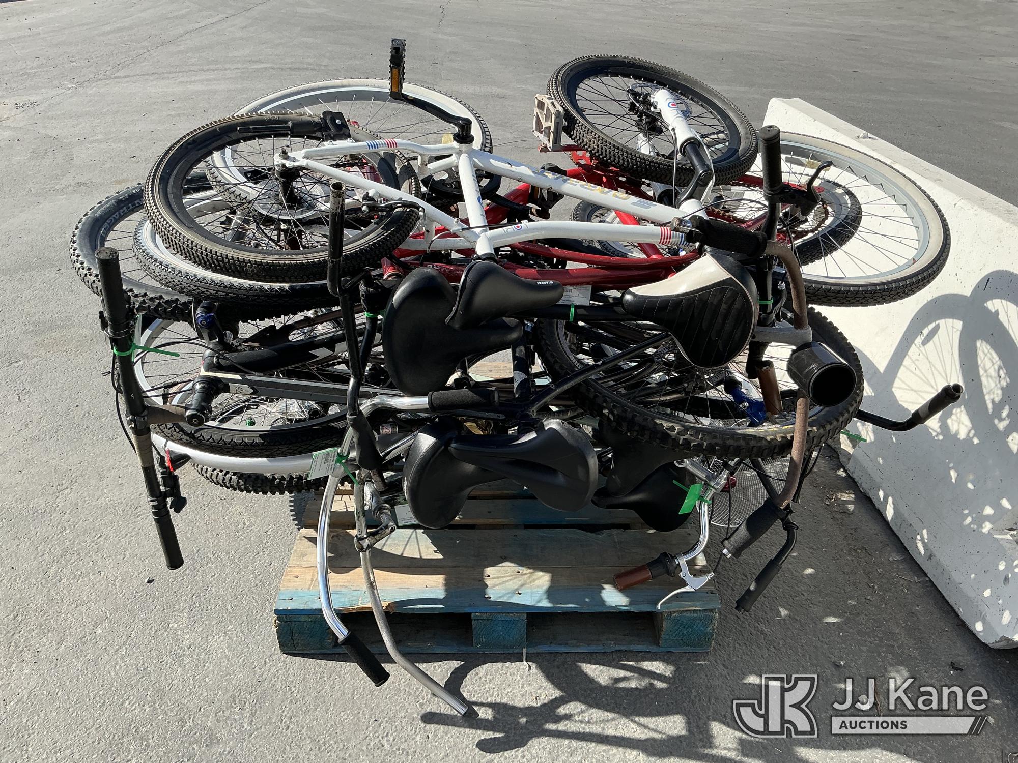 (1 Pallet) Bicycles (Used) NOTE: This unit is being sold AS IS/WHERE IS via Timed Auction and is located in Jurupa Valley