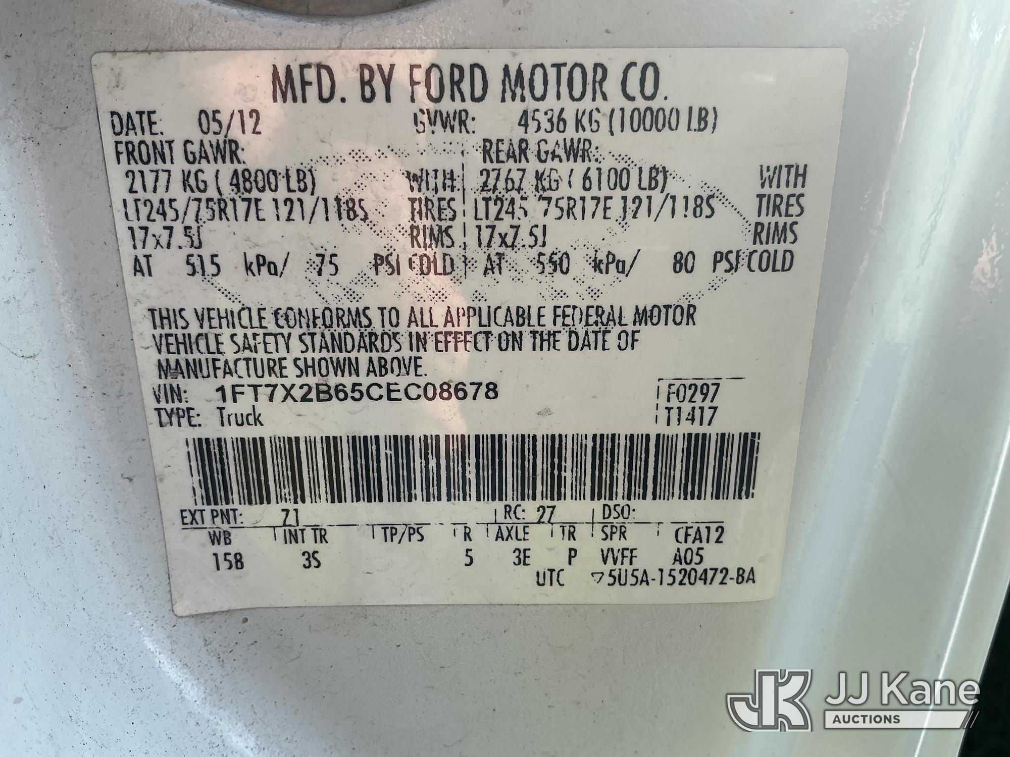 2012 Ford F-250 SD 4X4