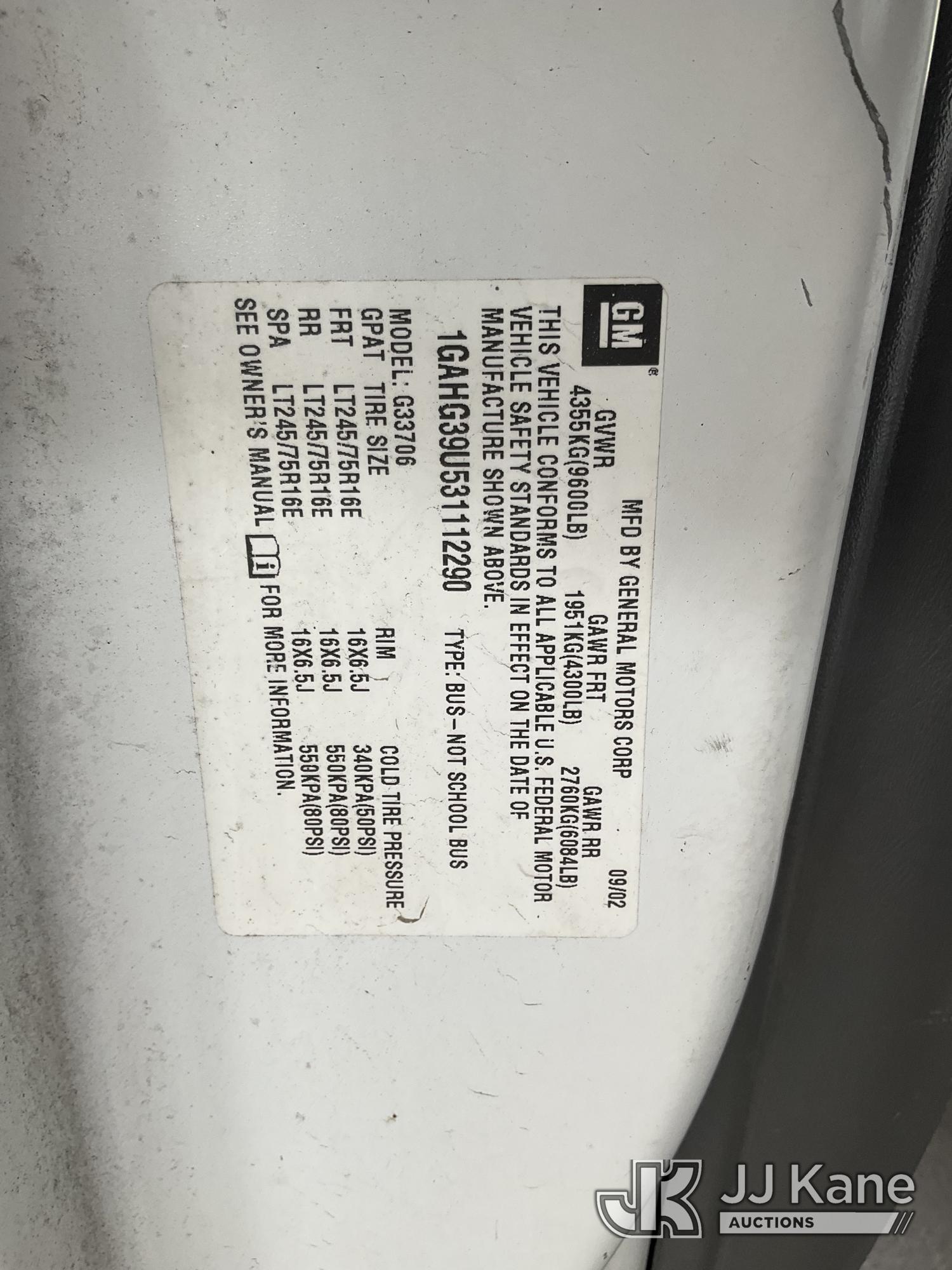 2003 Chevrolet EXPRESS