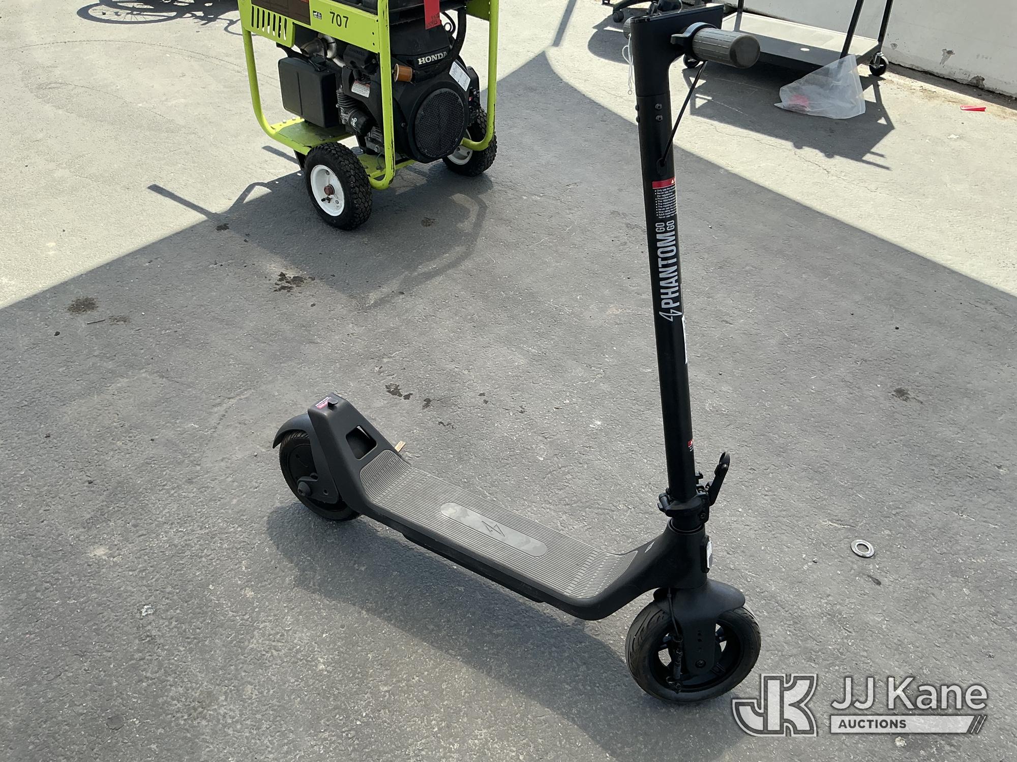 Phantom e-scooter No Keys