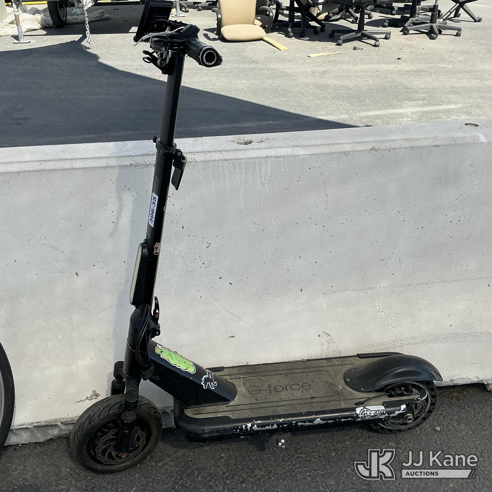 G-force E-scooter No Keys