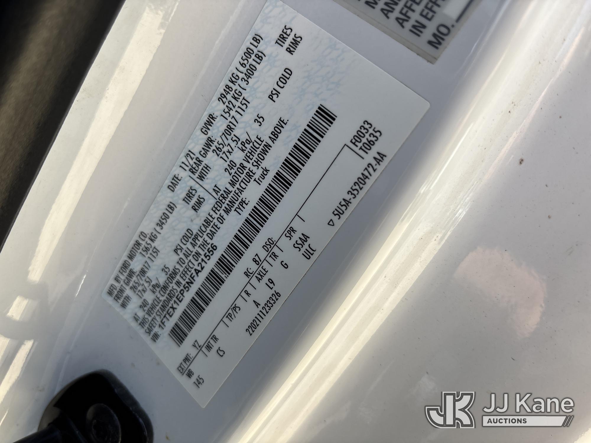 2022 Ford F150 4X4