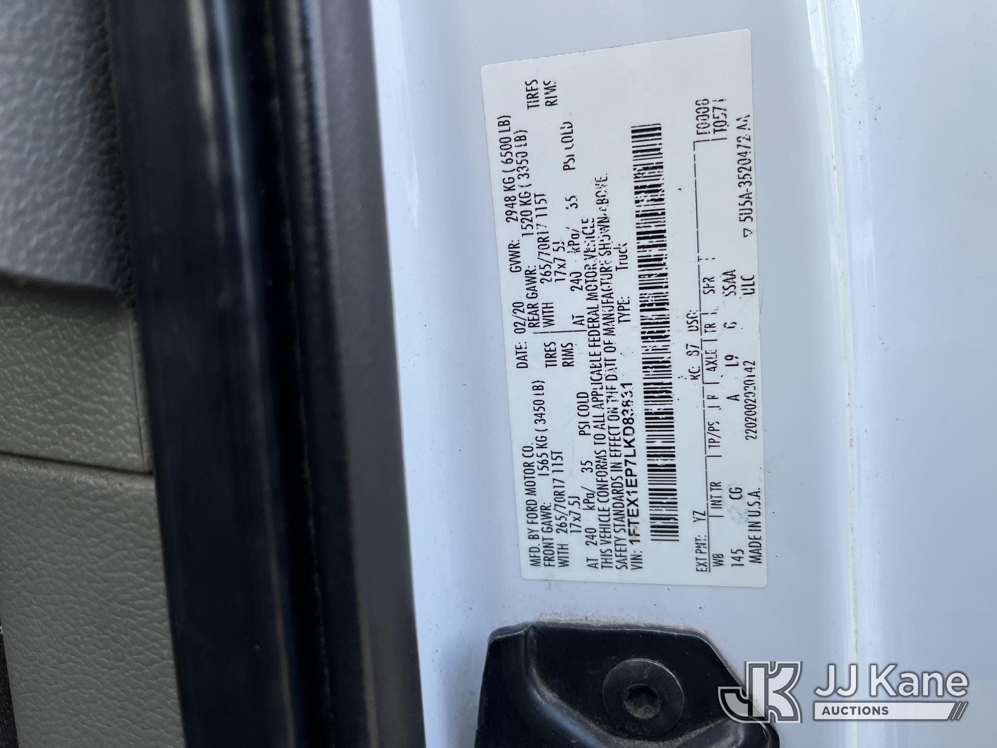 2020 Ford F150 4X4