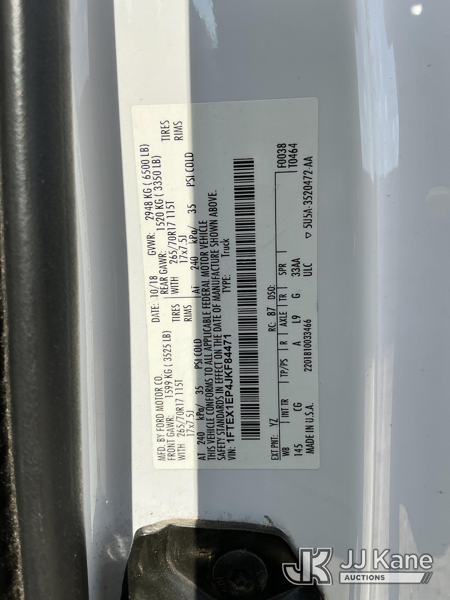 2018 Ford F150 4X4