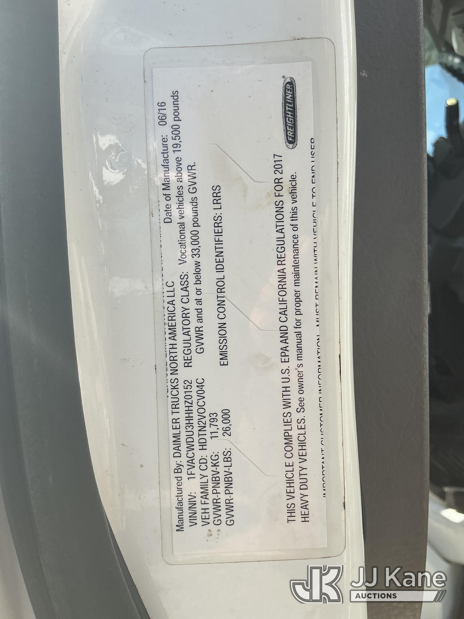 2017 Freightliner M2 106