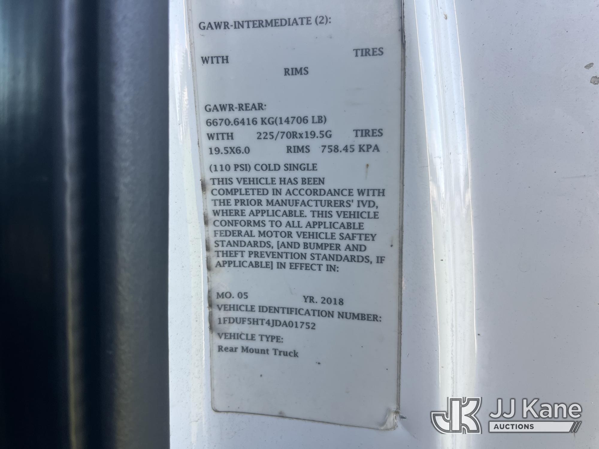 2018 Ford F550 4X4