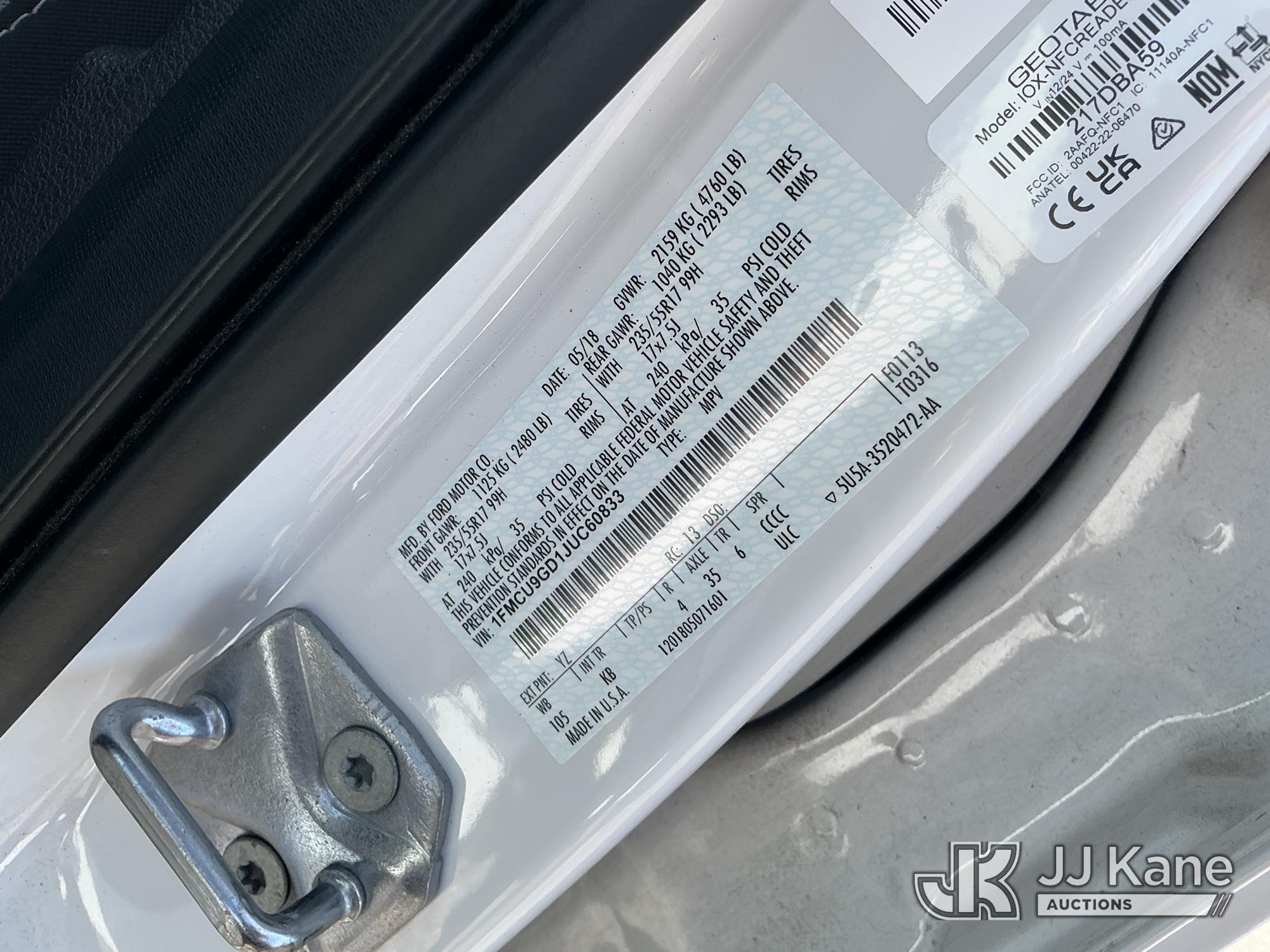 2018 Ford ESCAPE 4X4